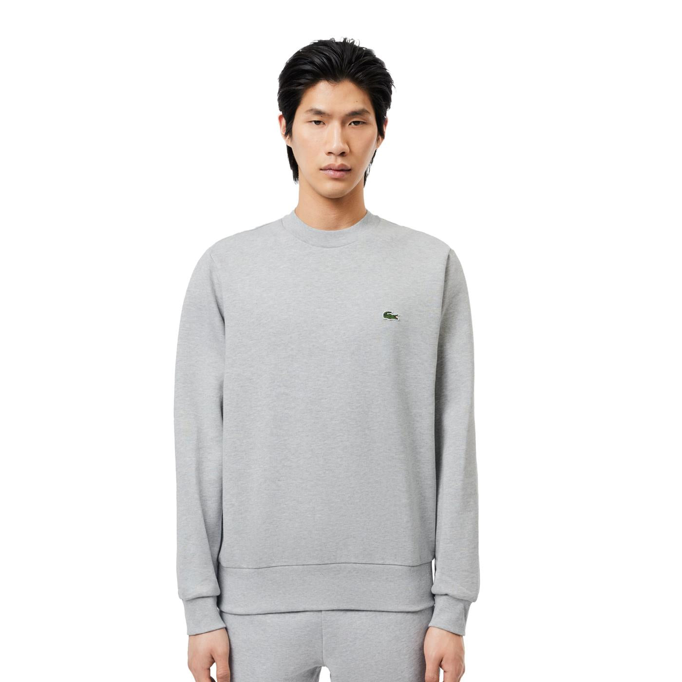 Lacoste Crewneck Sweatshirt Silver Chine - SH9608-CCA