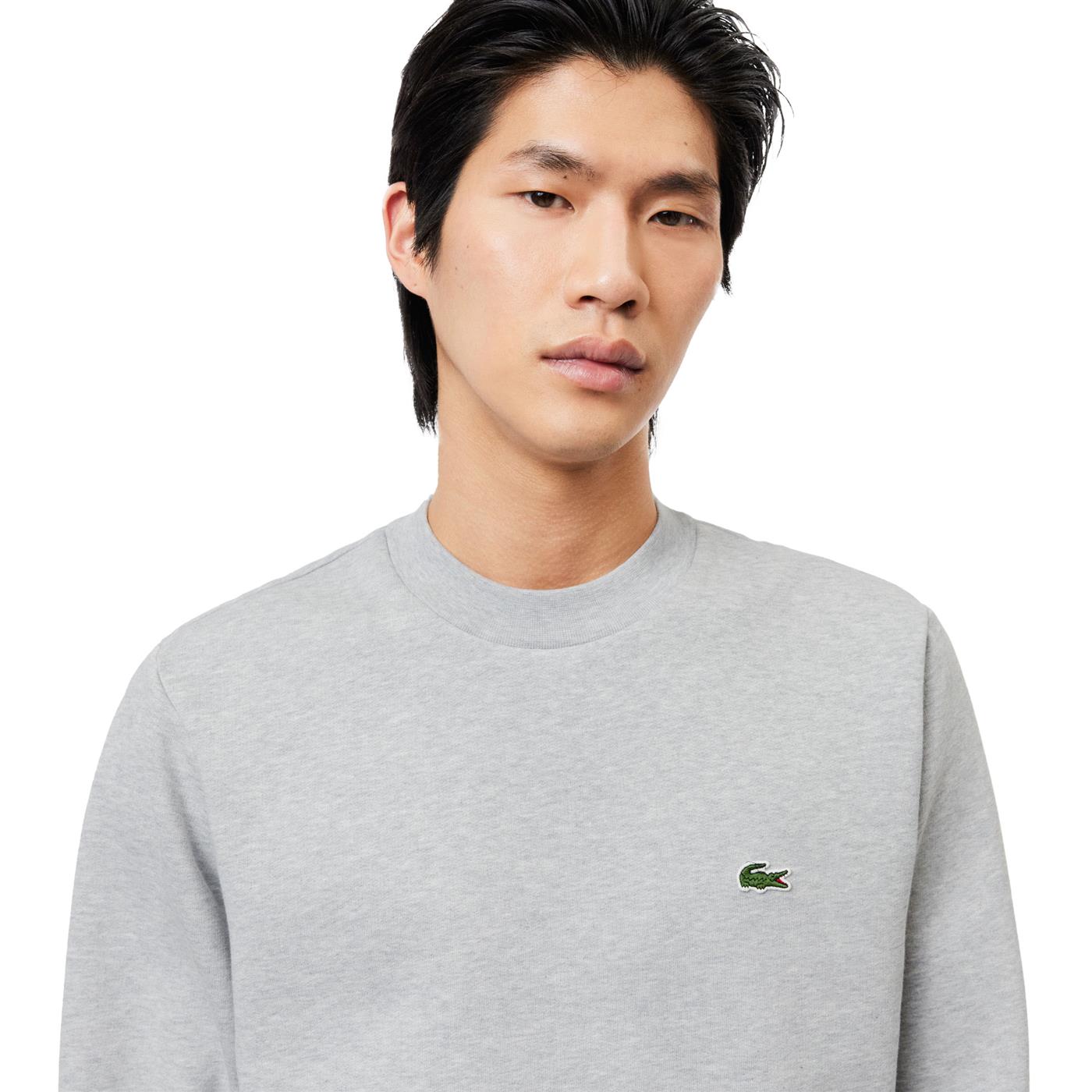 Lacoste Crewneck Sweatshirt Silver Chine - SH9608-CCA