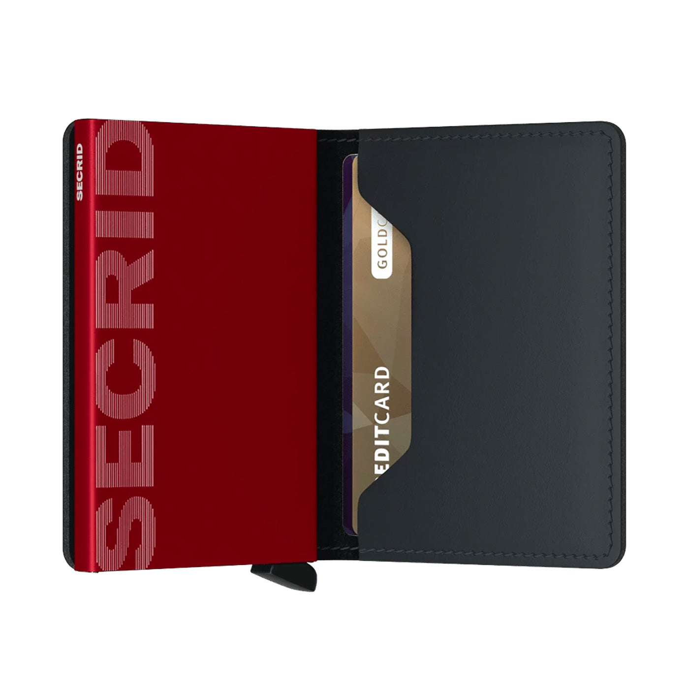 Secrid Slimwallet Matte Black & Red - SMBLACKRED