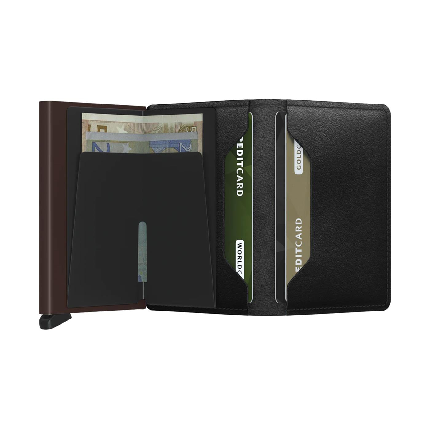 Secrid Slimwallet Original Black/Brown - SOBLACKBROWN