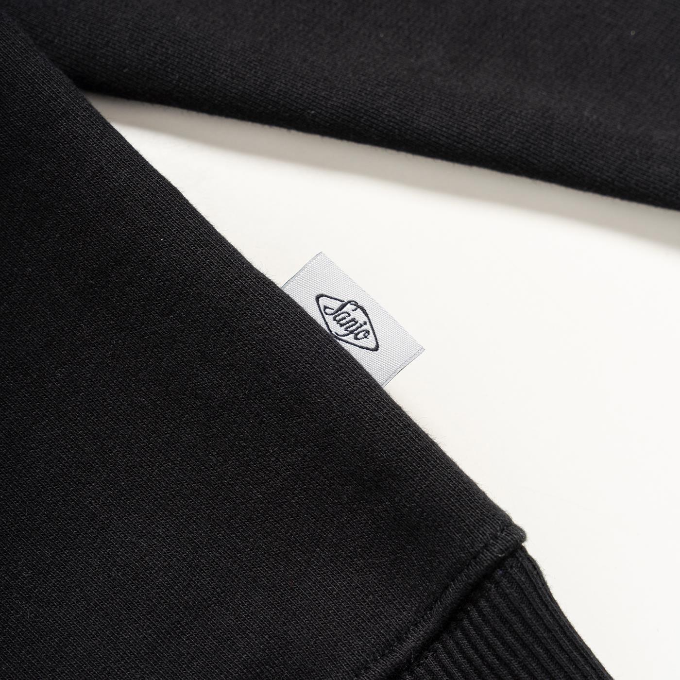 Sanjo K100 Patch Sweat Black - SPV3_COT_001