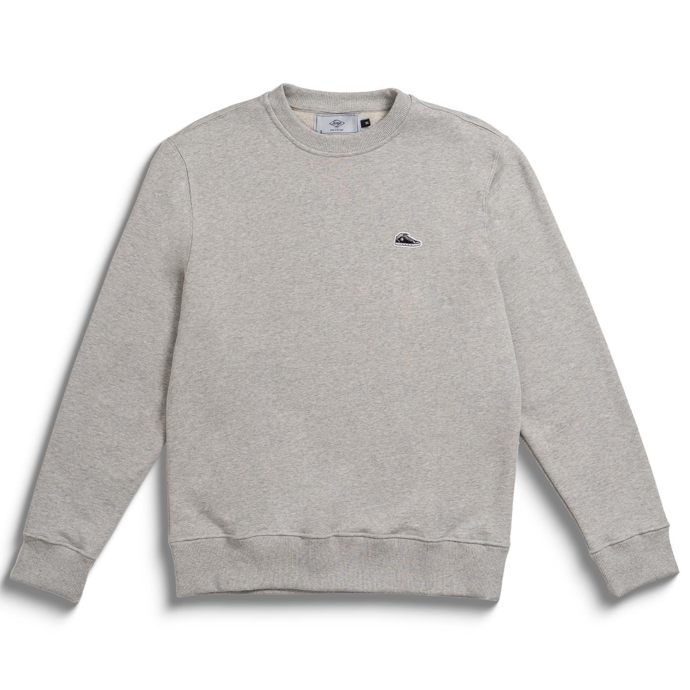Sanjo K100 Patch Sweat Grey - SPV3_COT_004