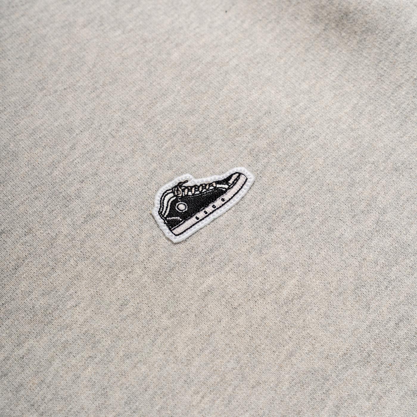 Sanjo K100 Patch Sweat Grey - SPV3_COT_004