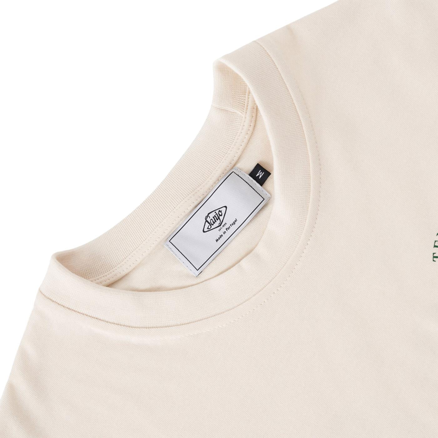 Sanjo Tennis Club T-Shirt Ecru - SS24_1TC_003