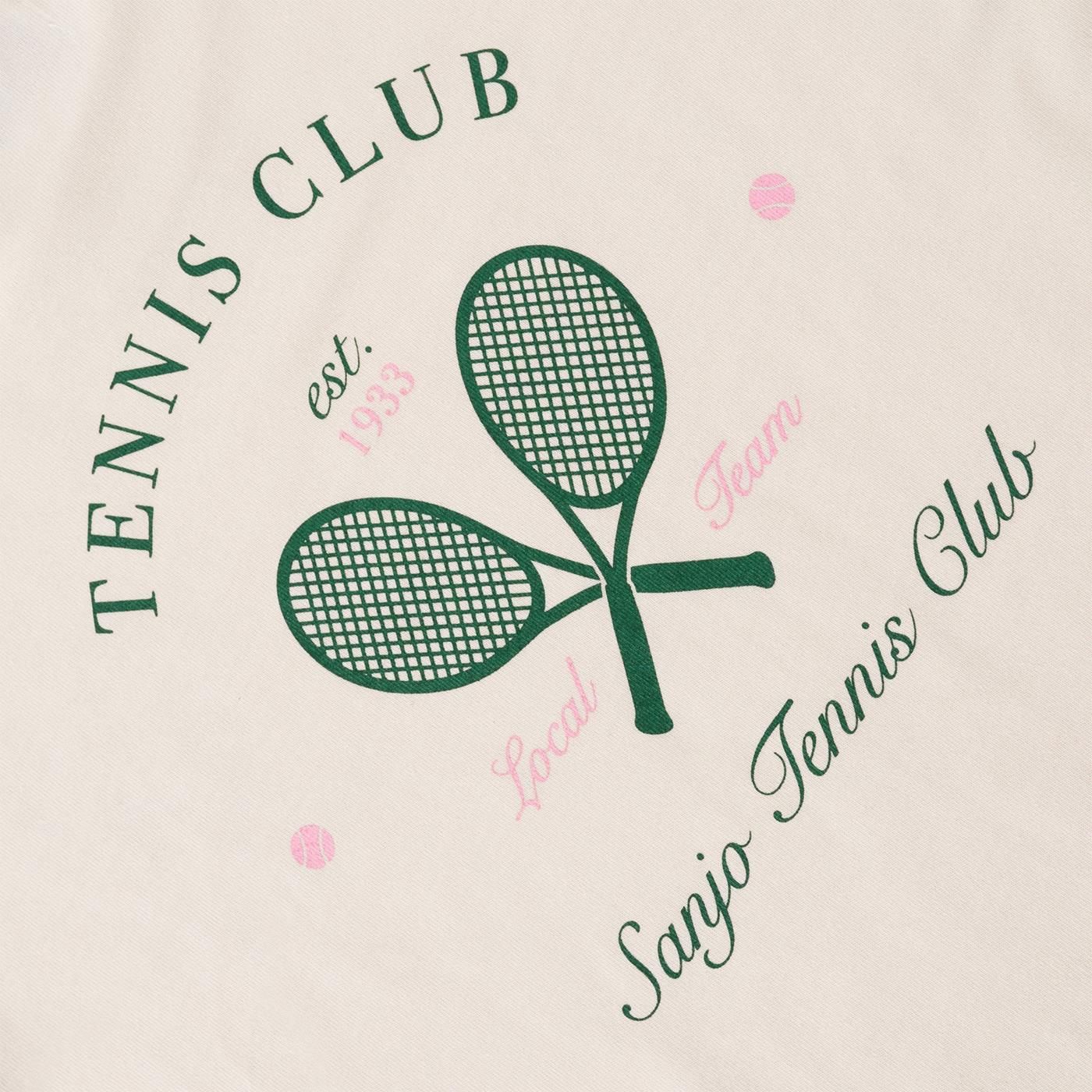 Sanjo Tennis Club T-Shirt Ecru - SS24_1TC_003