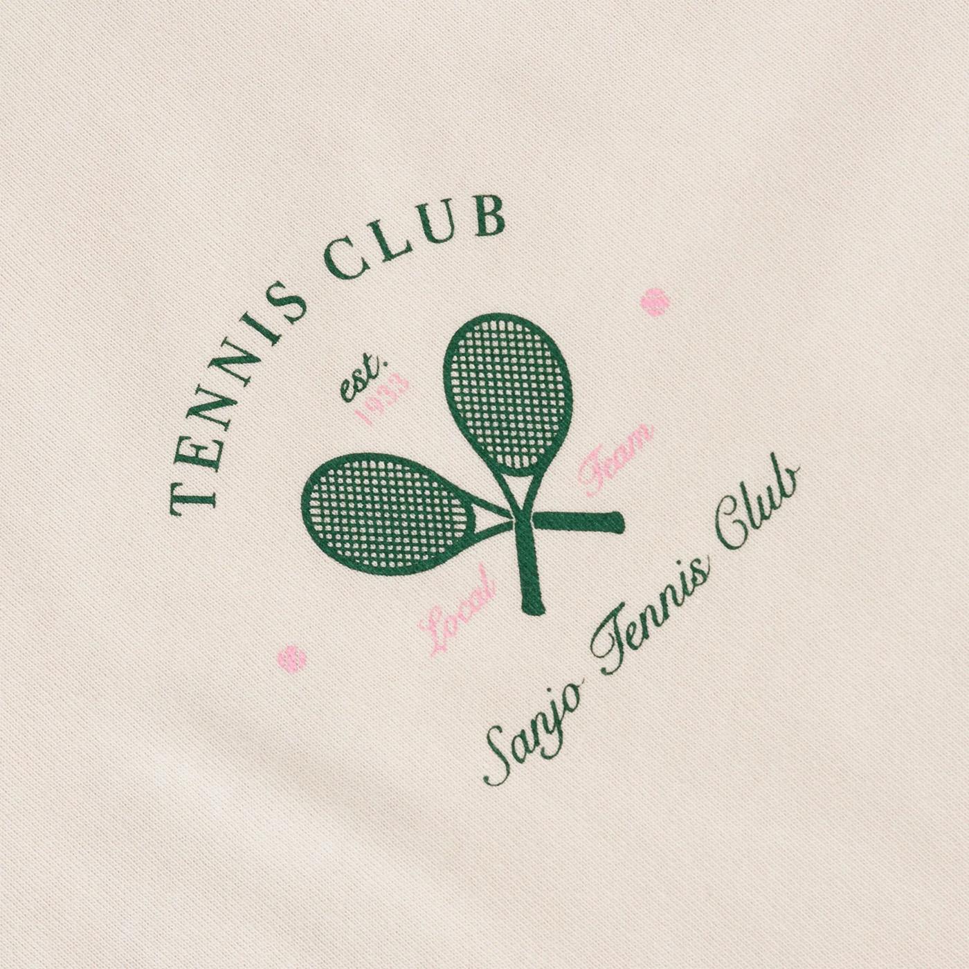 Sanjo Tennis Club T-Shirt Ecru - SS24_1TC_003