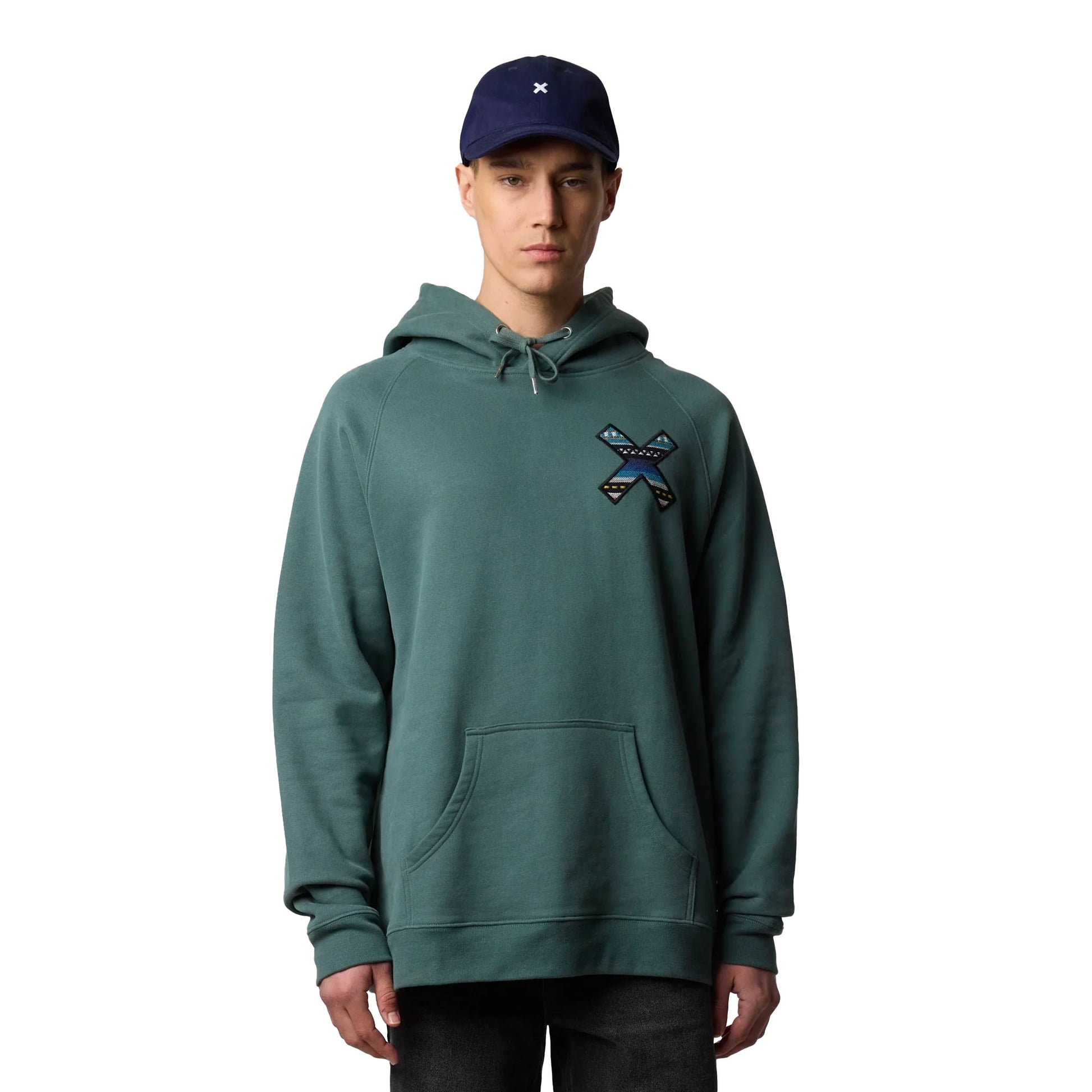 Blue Banana Classic Hoodie Trekking Green  - SS25UG016CLAGR14