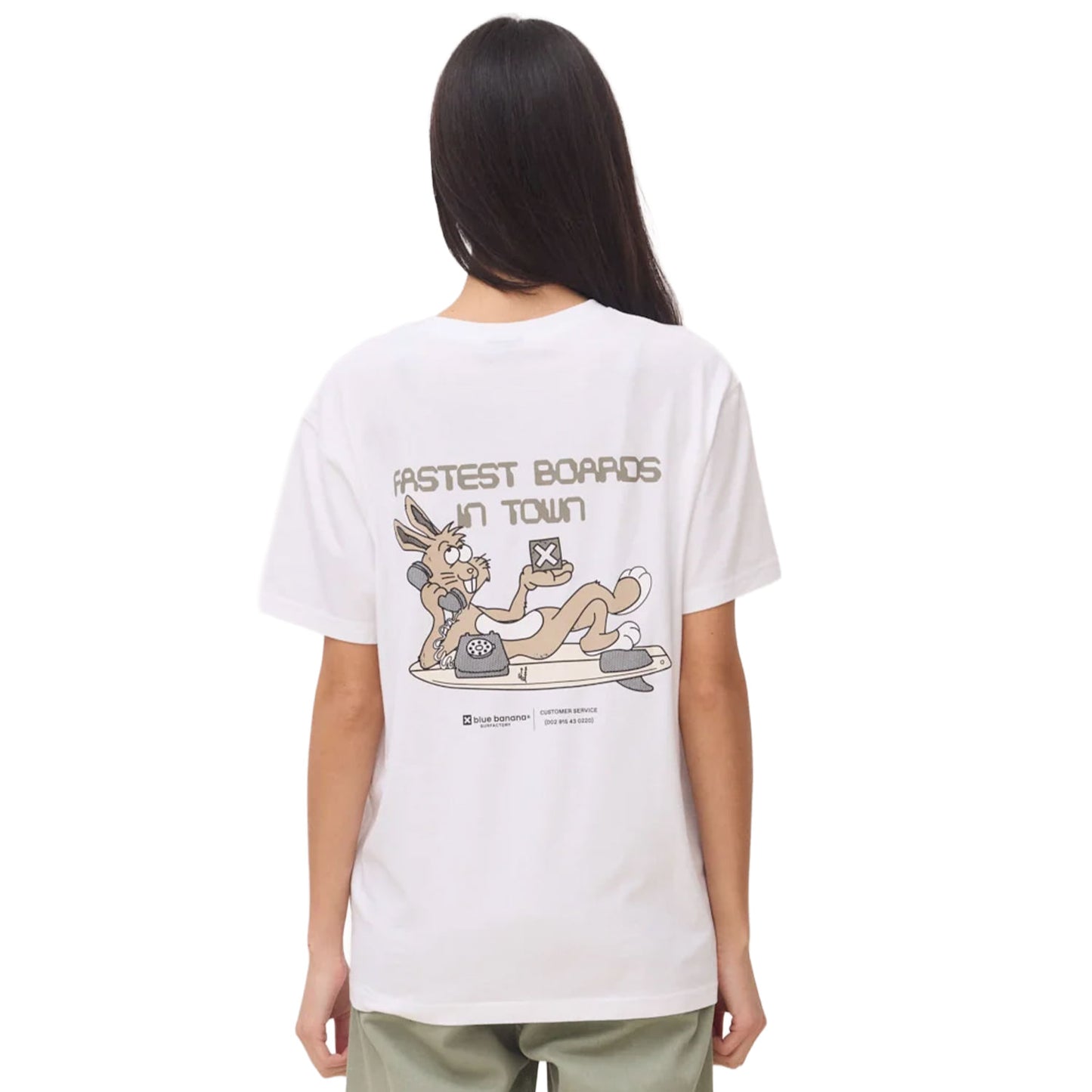 Blue Banana Harvey Tee White - SS26UG011HAVWH00