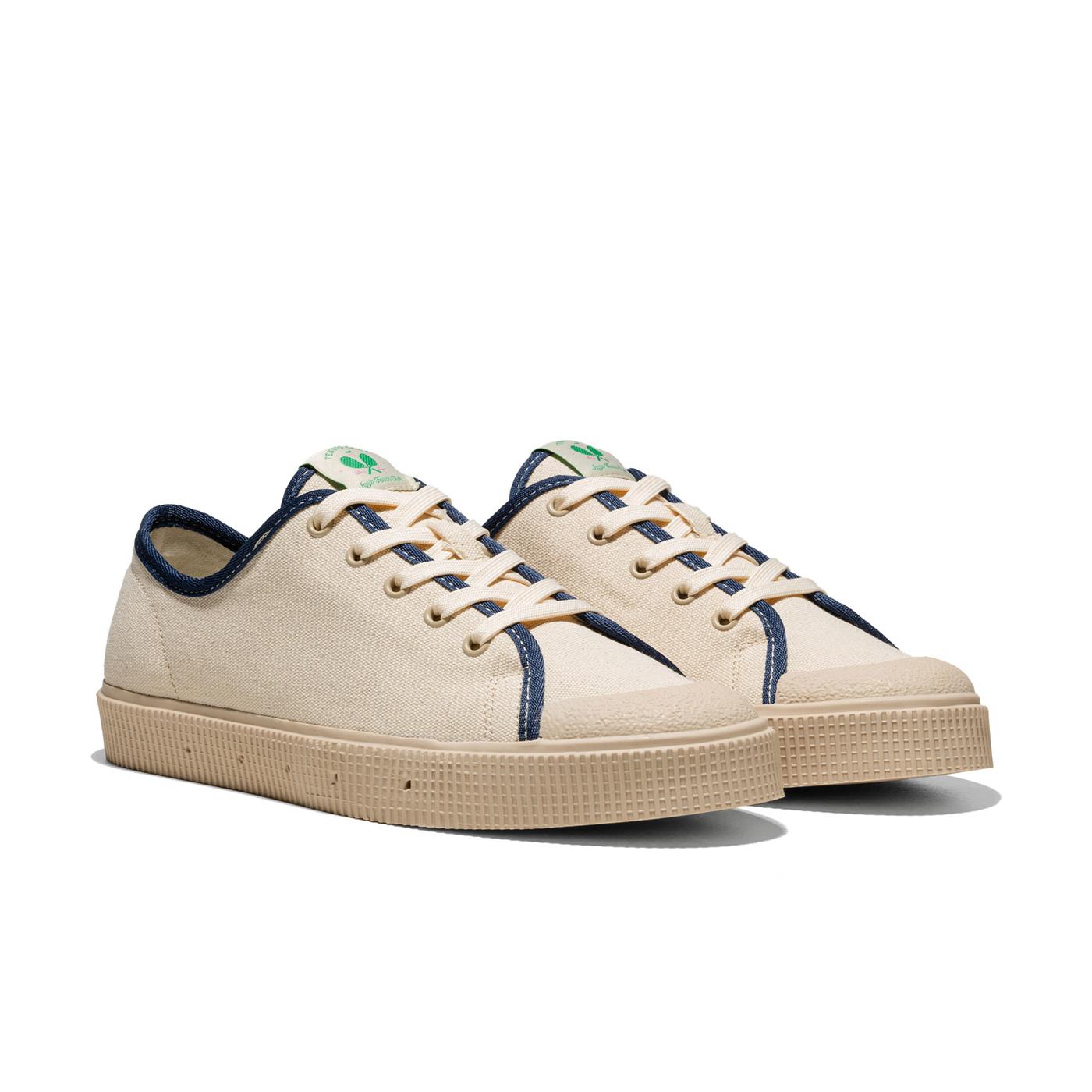 Sanjo STC 70 Low Washed Ecru/Navy - ST70-WAS-M03