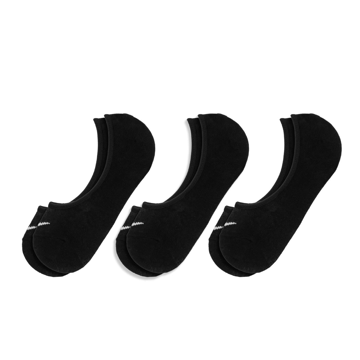 Nike 3ppk Women´s Lightweight Footi Black/White - SX4863-010
