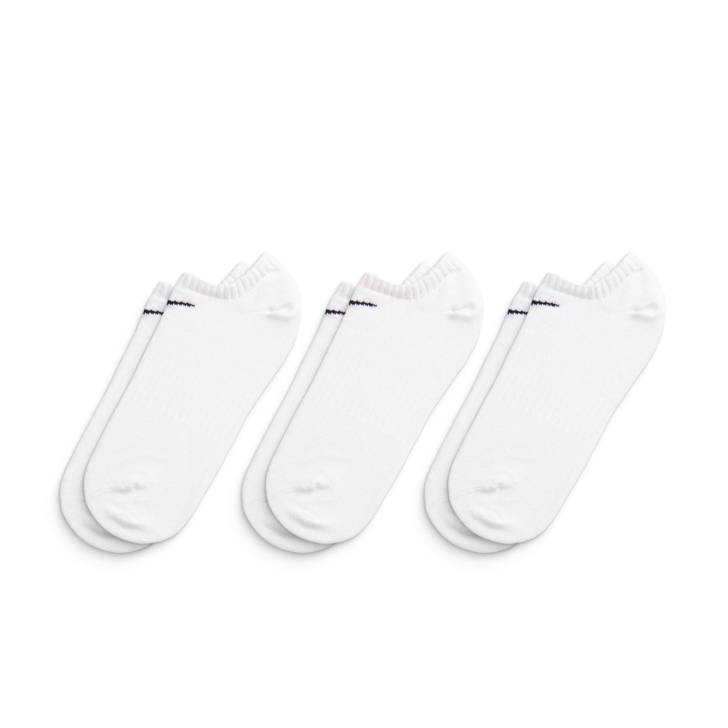 Nike Everyday Lightweight No-Show 3pr White/Black - SX7678-100