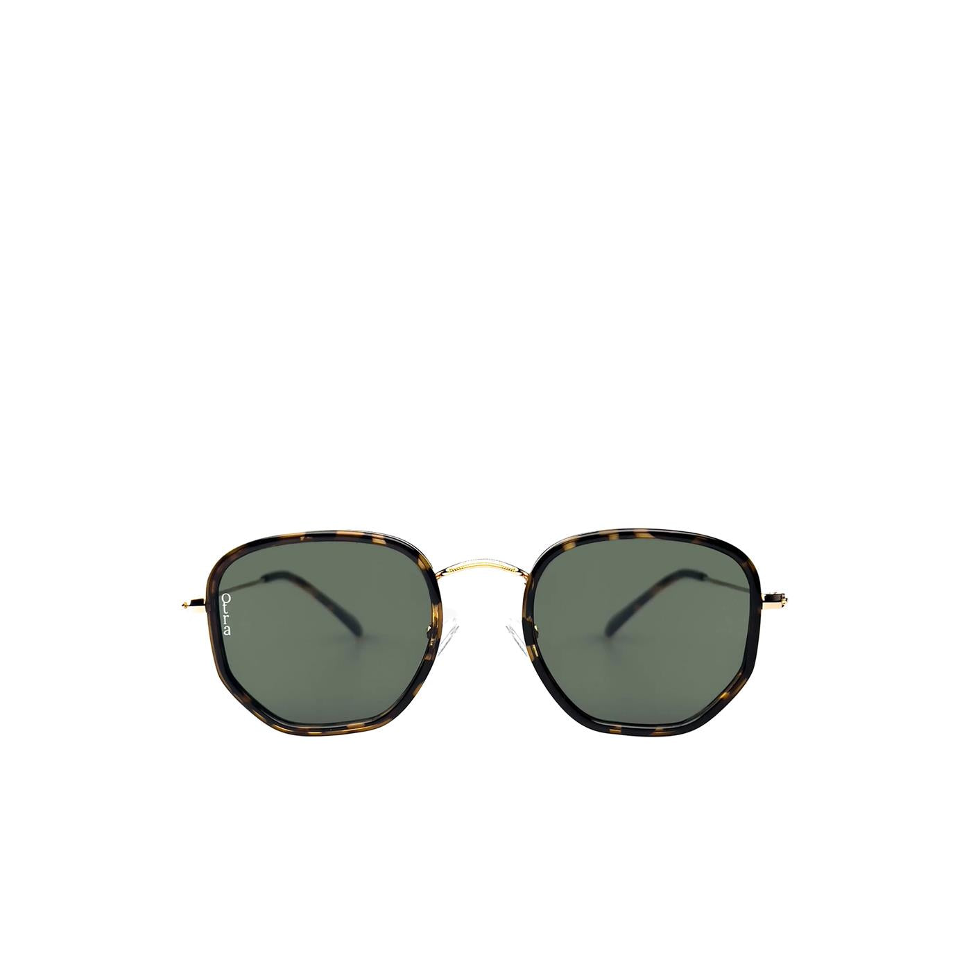 Otra Tate Sunglasses Tortoise/Green - TAT-TRTGRN-245