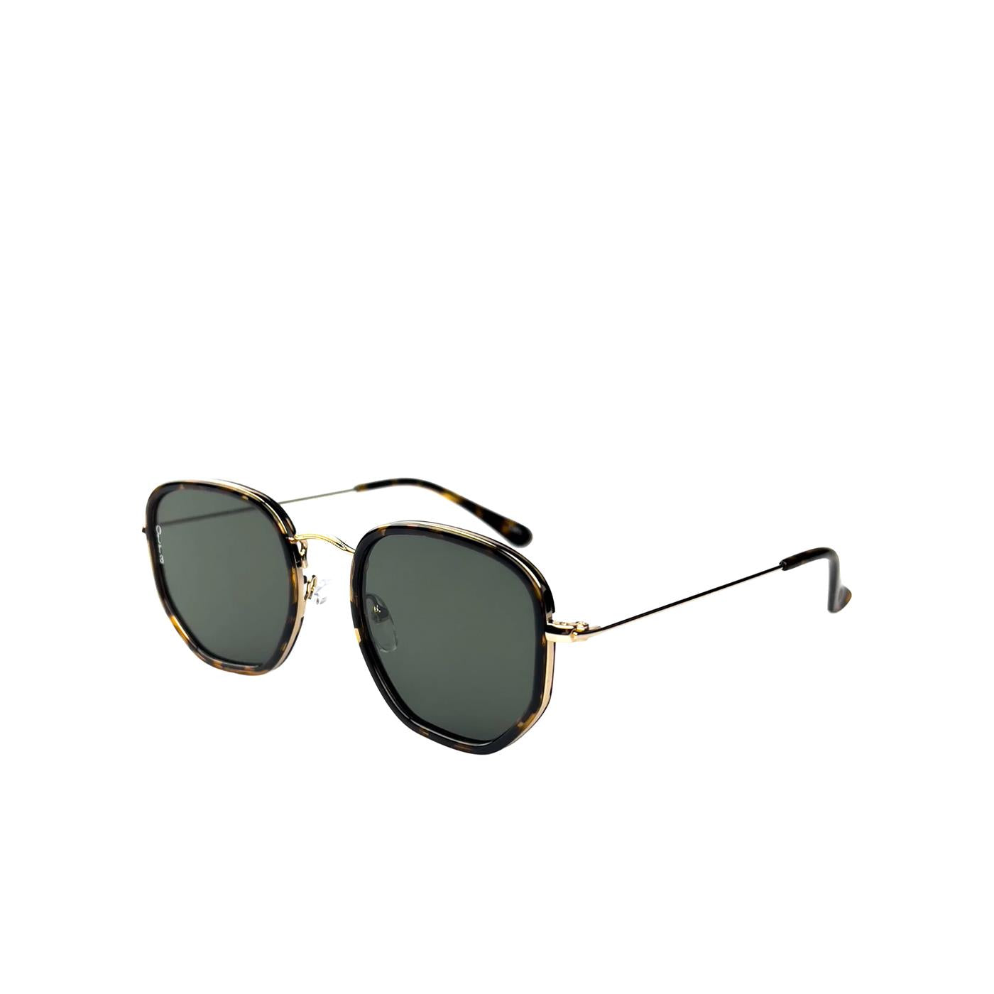 Otra Tate Sunglasses Tortoise/Green - TAT-TRTGRN-245