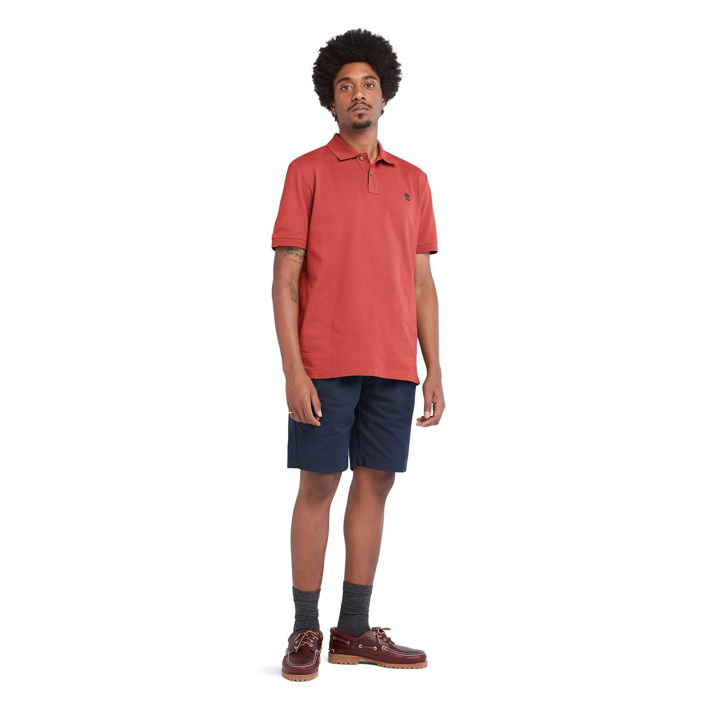 Timberland SS Millers Pique Polo Cowhide - TB0A26N4DH91