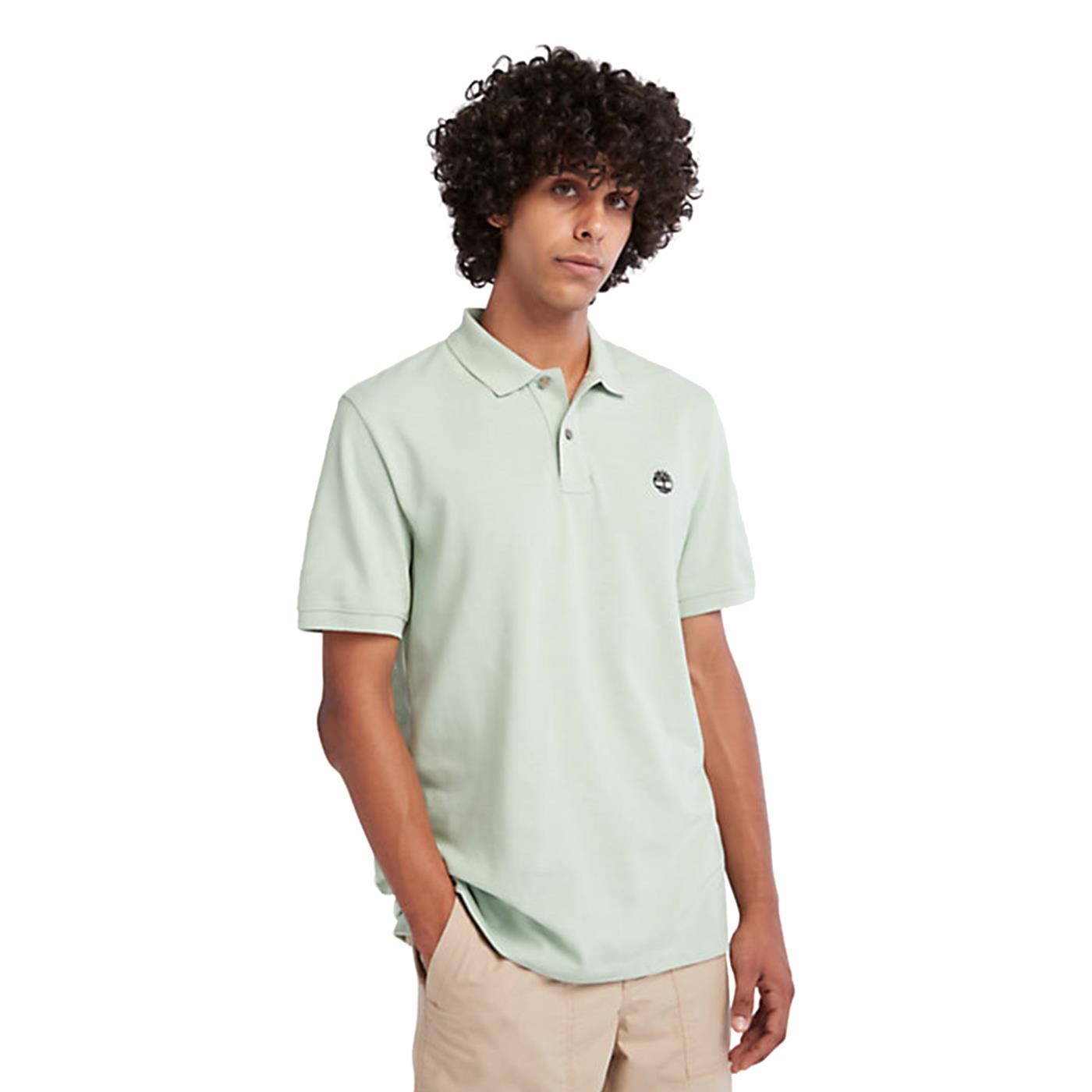 Timberland SS Millers Pique Polo Frosty Green - TB0A26N4Q431