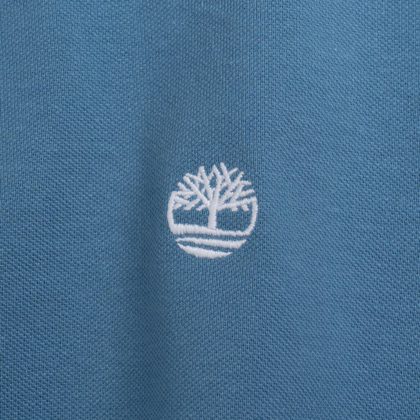 Timberland SS Jacquard YD Polo Captains Blue - TB0A26NFDJ51