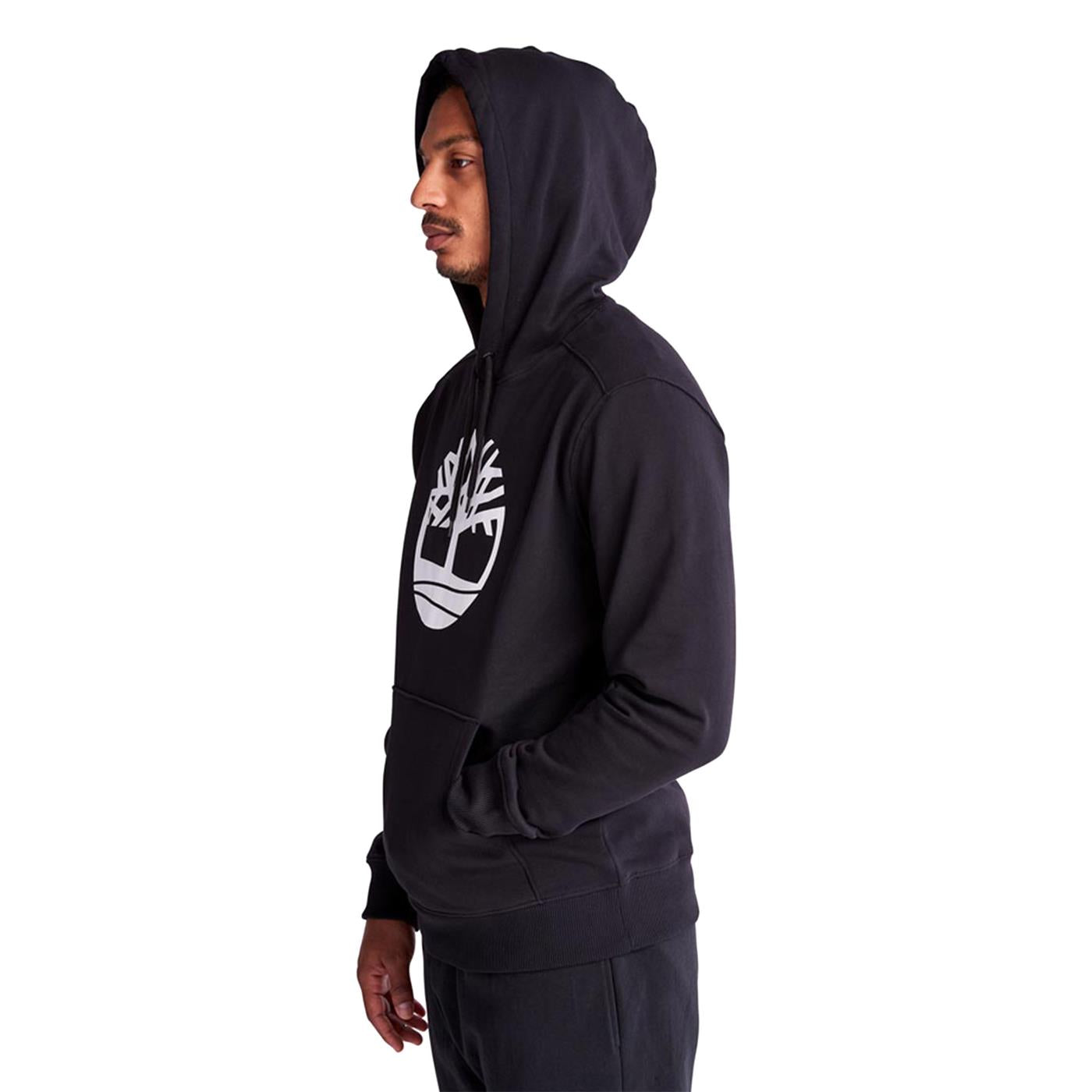 Timberland Core Logo PO Hoodie BB Black/White - TB0A2BJHN921