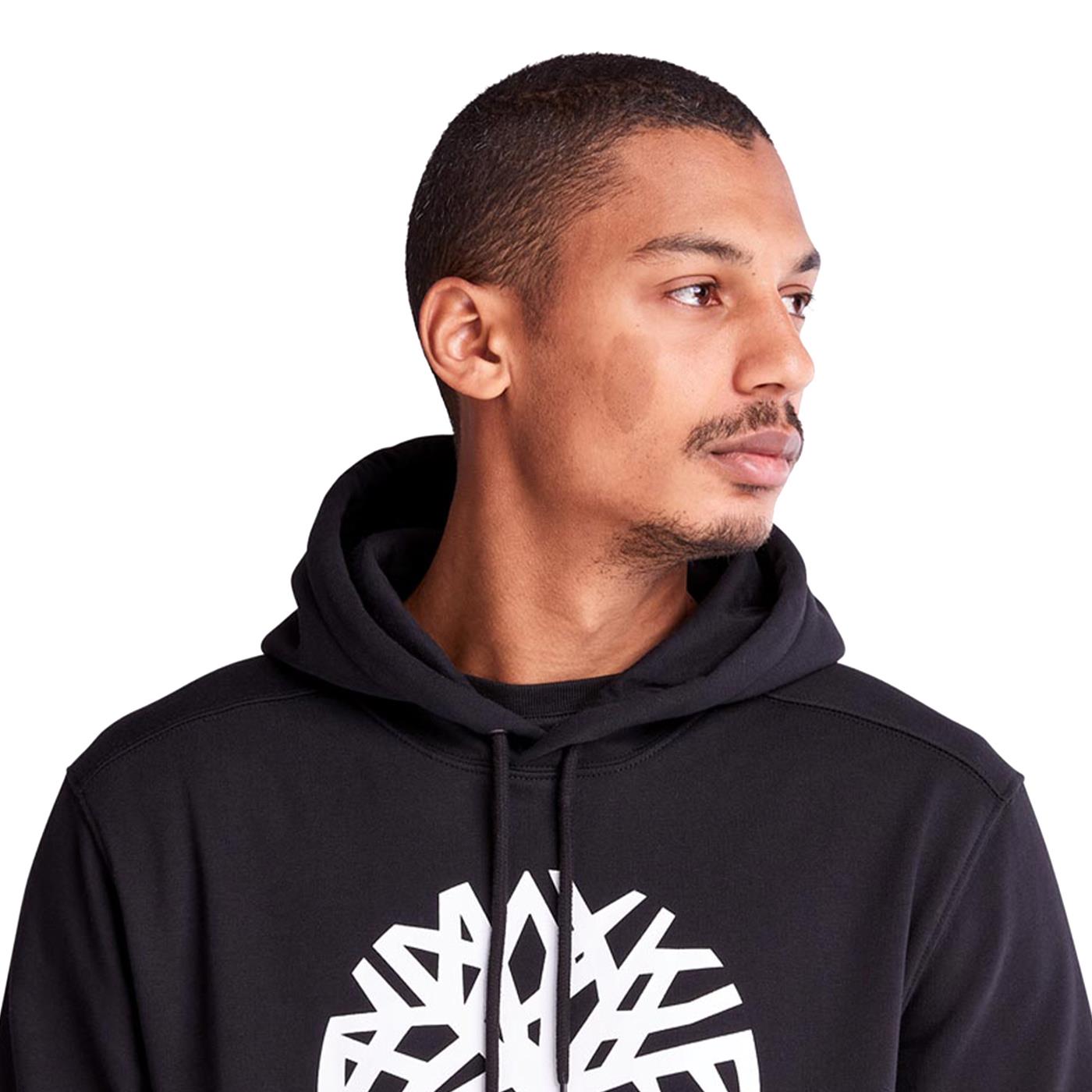 Timberland Core Logo PO Hoodie BB Black/White - TB0A2BJHN921
