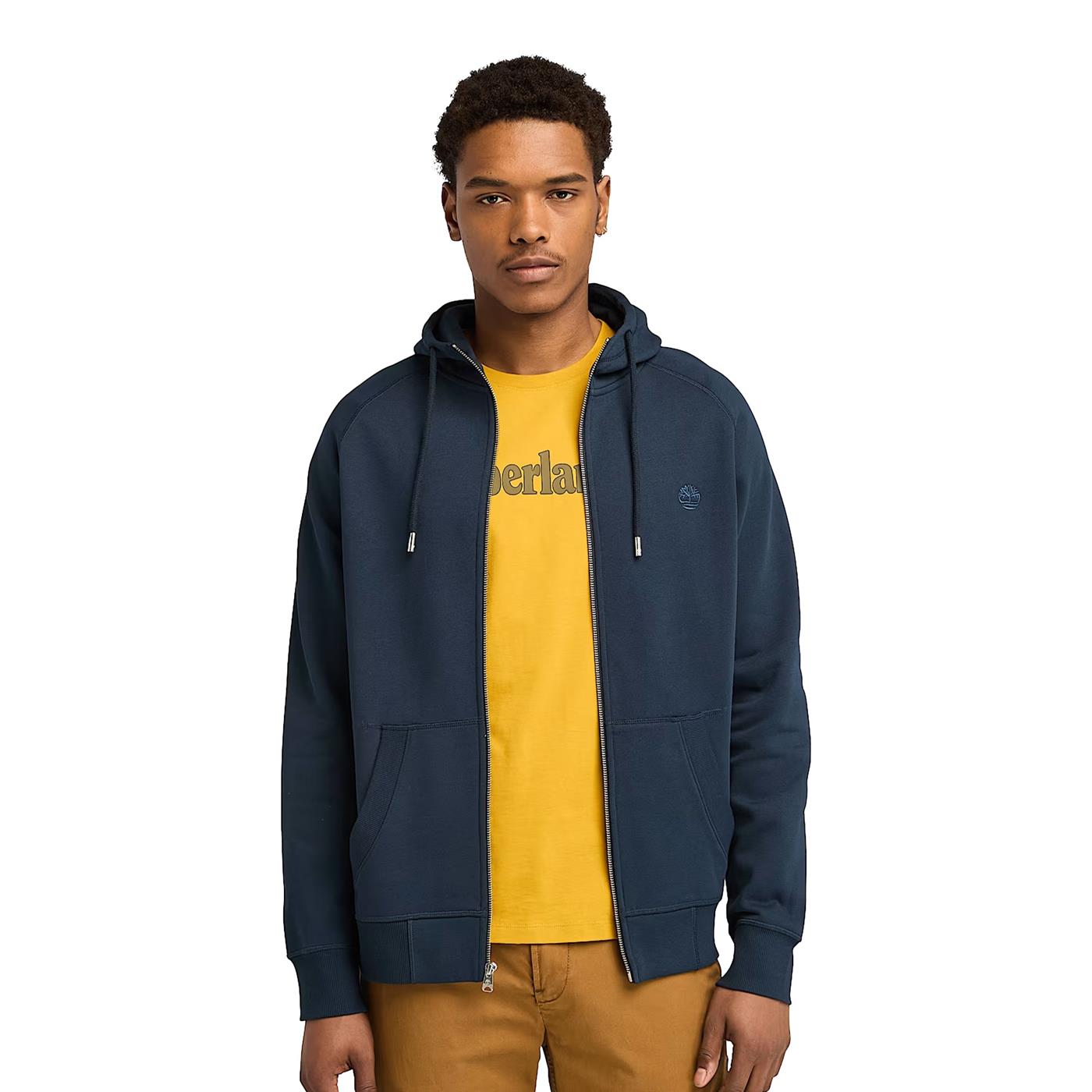 Timberland Exeter River Brushed Back Full Zip Hoodie - TB0A2BNBZ021