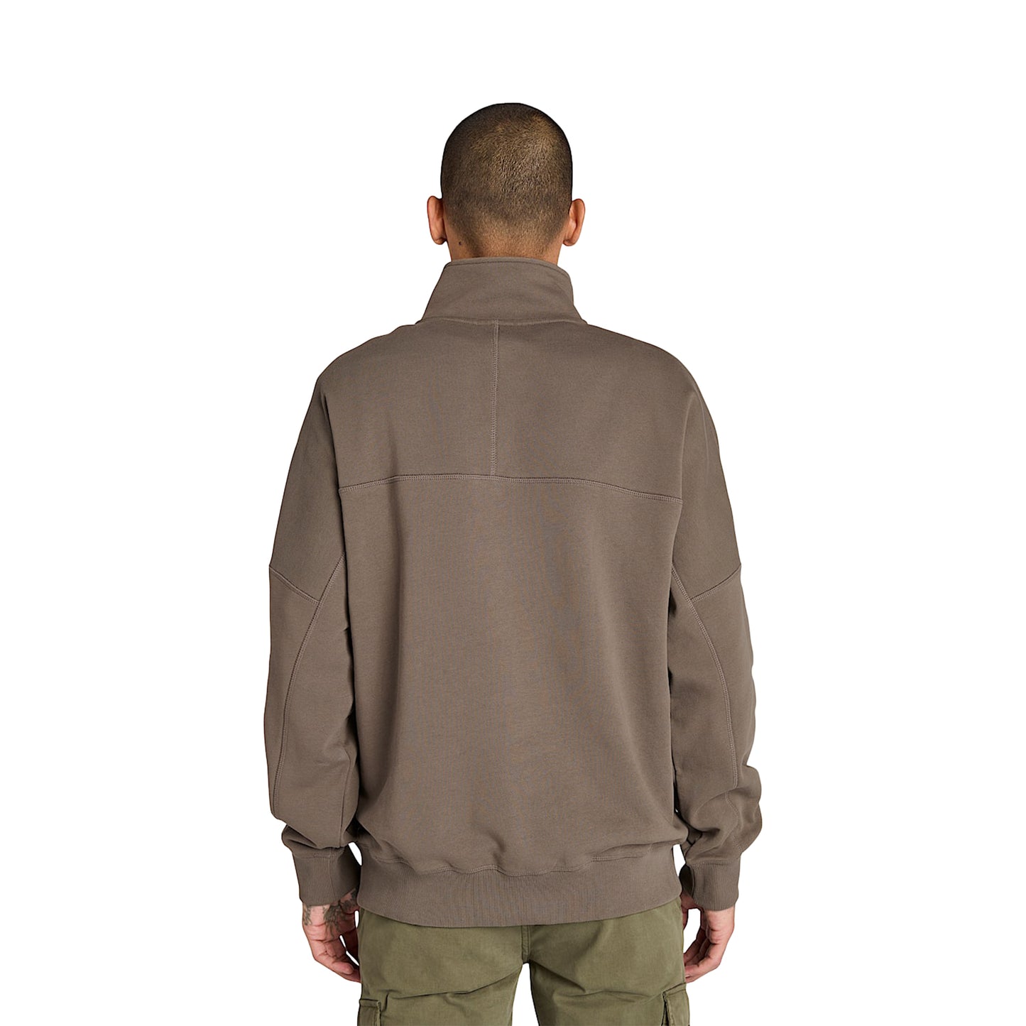 Timberland 1/4 Zip Sweatshirt Chocolate Chip - TB0A5MD2BK01