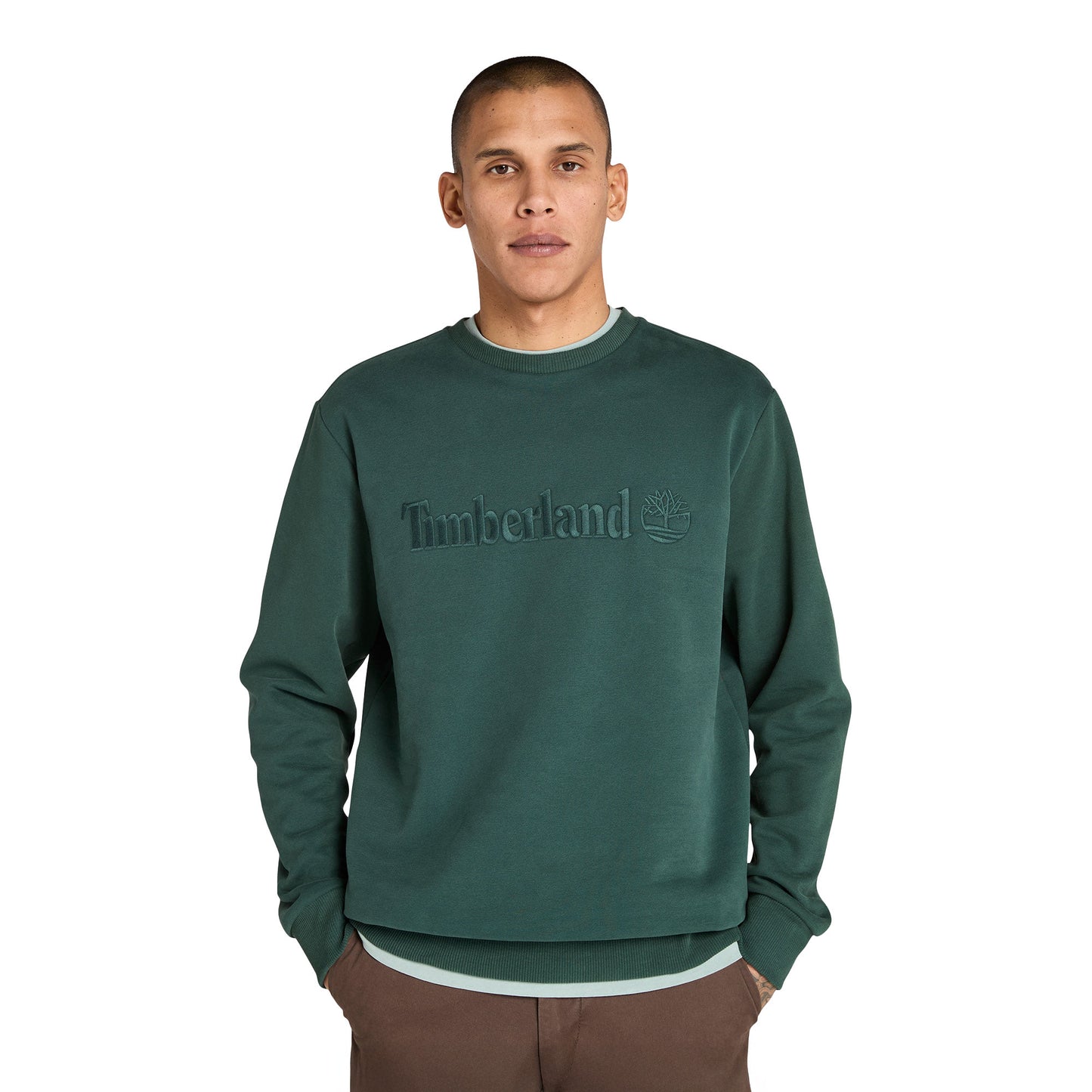 Timberland Hampthon Crew Neck Green Gables - TB0A6VG63171