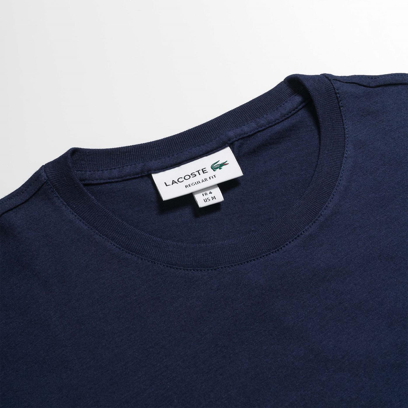 Lacoste Regular Fit T-Shirt Navy Blue - TH2038-166