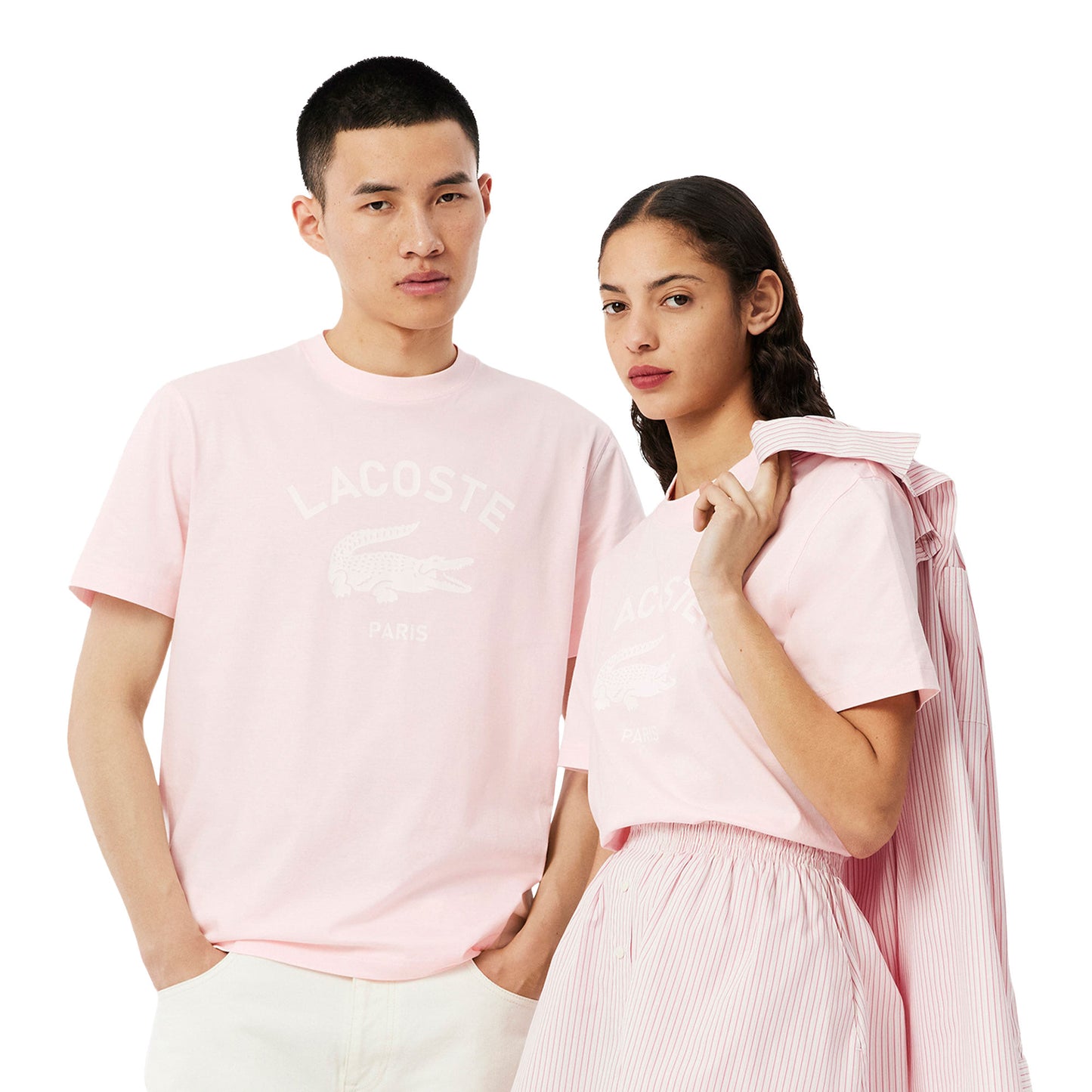 Lacoste Classic Fit Cotton Jersey T-Shirt Flamant - TH2733-T03
