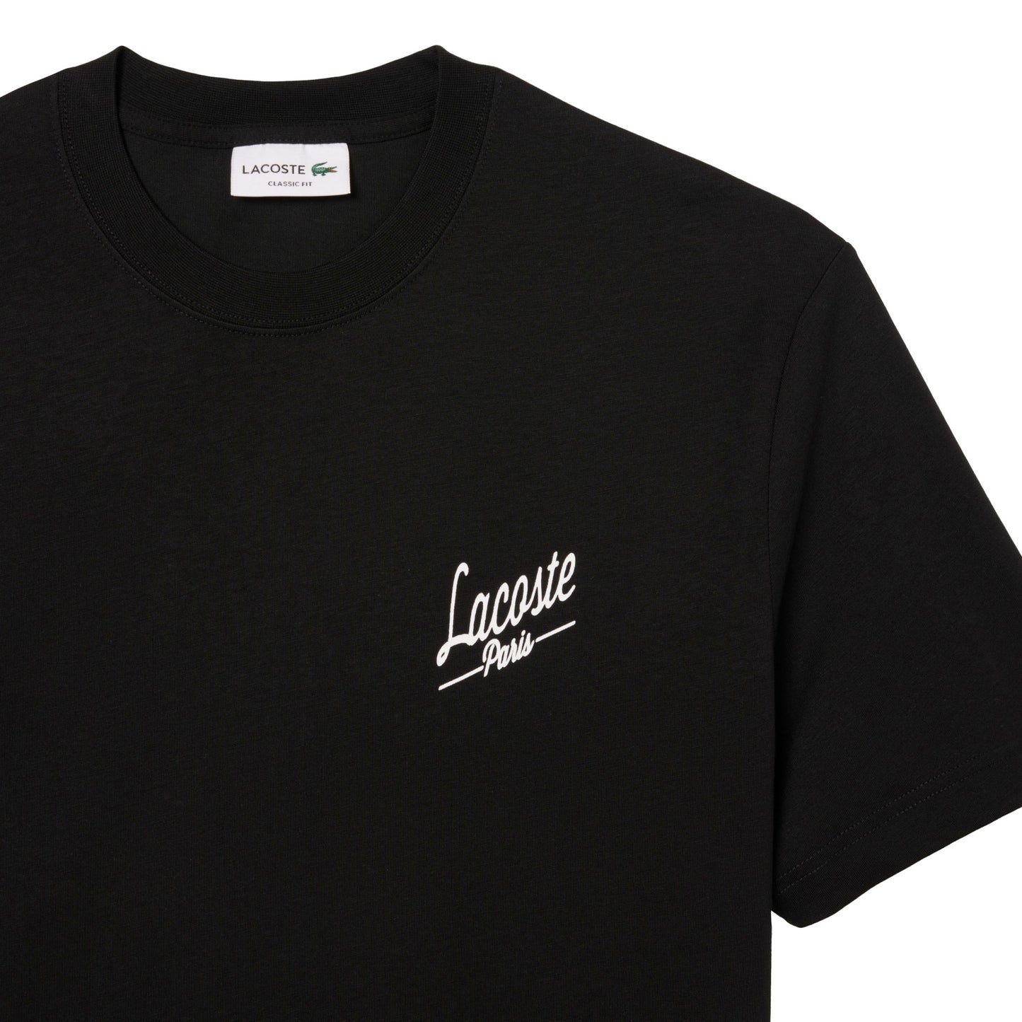 Lacoste Multi Print Jersey T-Shirt Black - TH5948-031