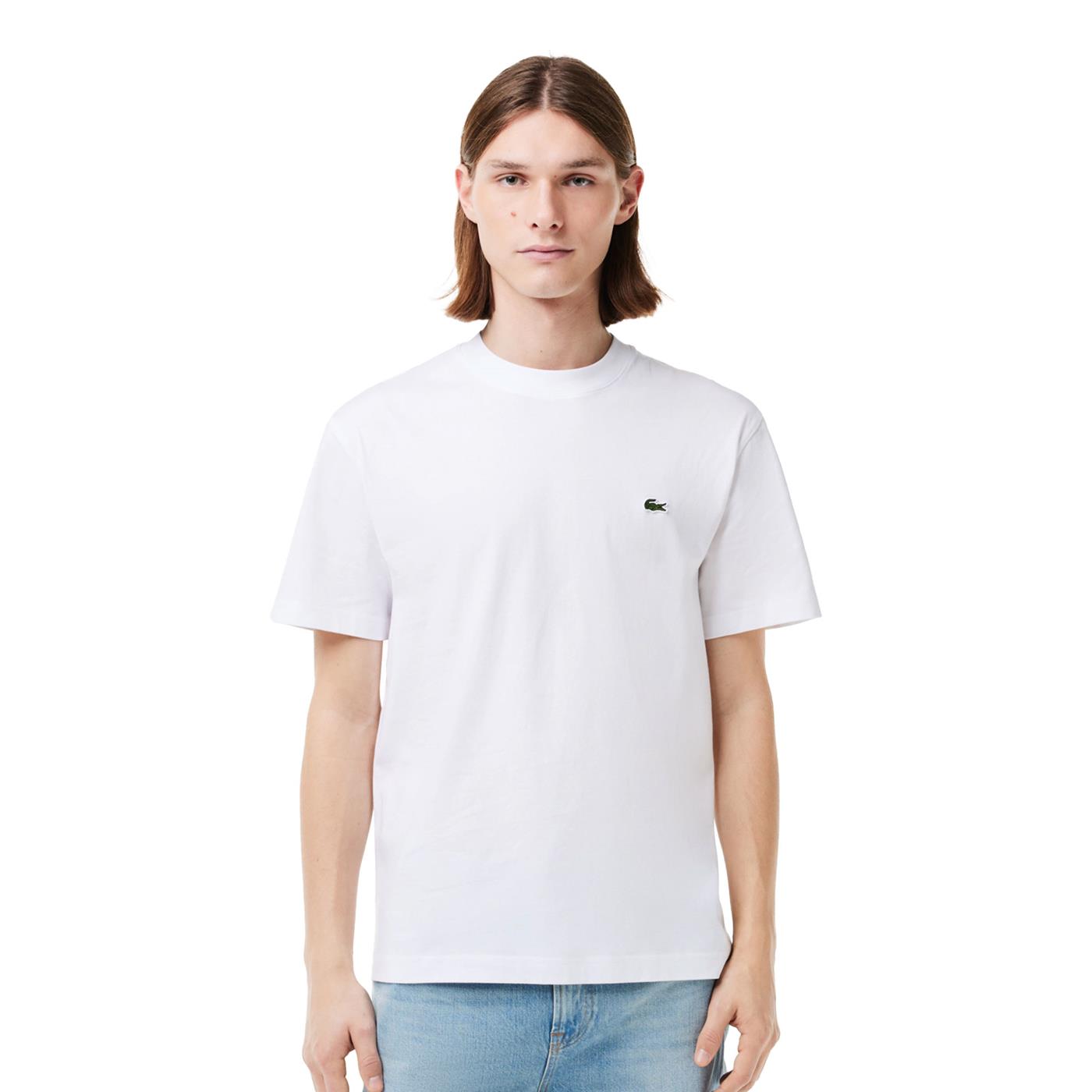 Lacoste Classic Fit Cotton Jersey T-Shirt White - TH7318-001