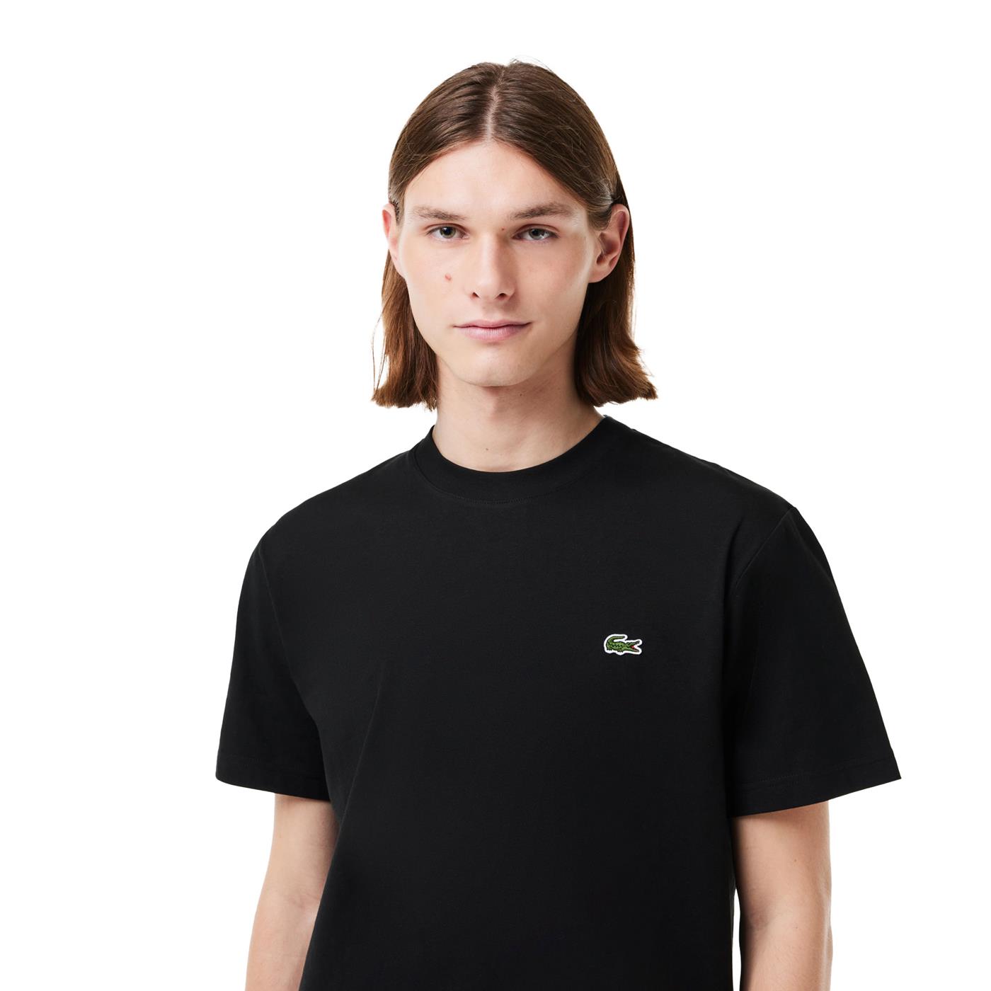 Lacoste Classic Fit Cotton Jersey T-Shirt Black - TH7318-031