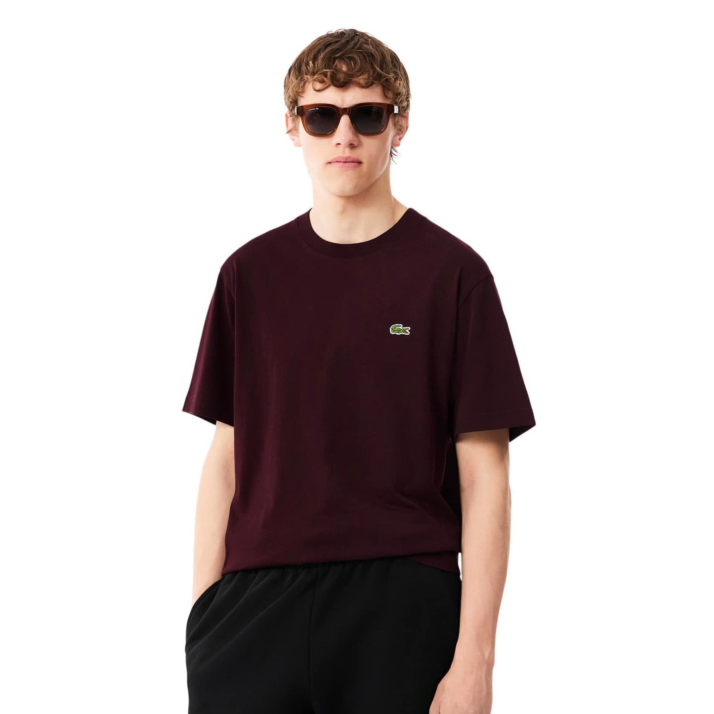 Lacoste Classic Fit Cotton Jersey T-Shirt Oxalis - TH7318-3KE