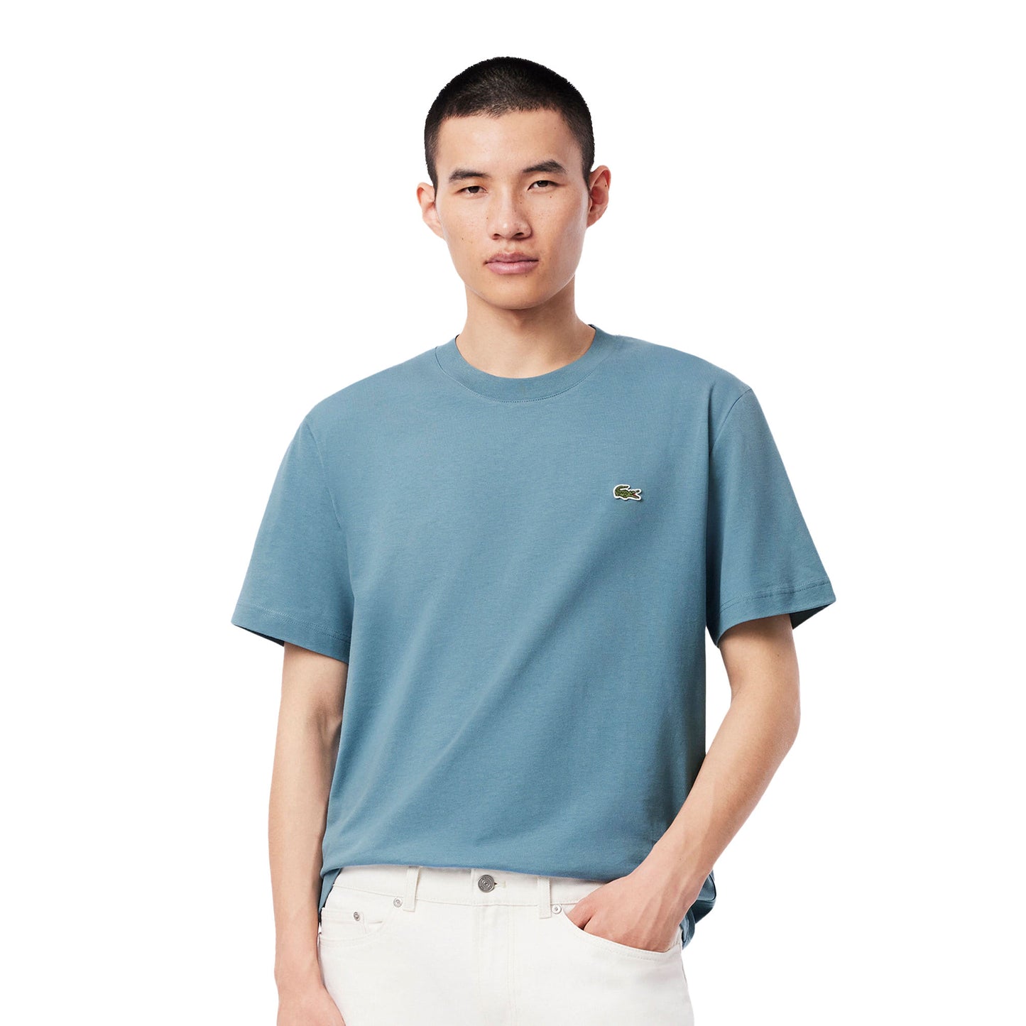 Lacoste Classic Fit Cotton Jersey T-Shirt Limestone - TH7318-HD9