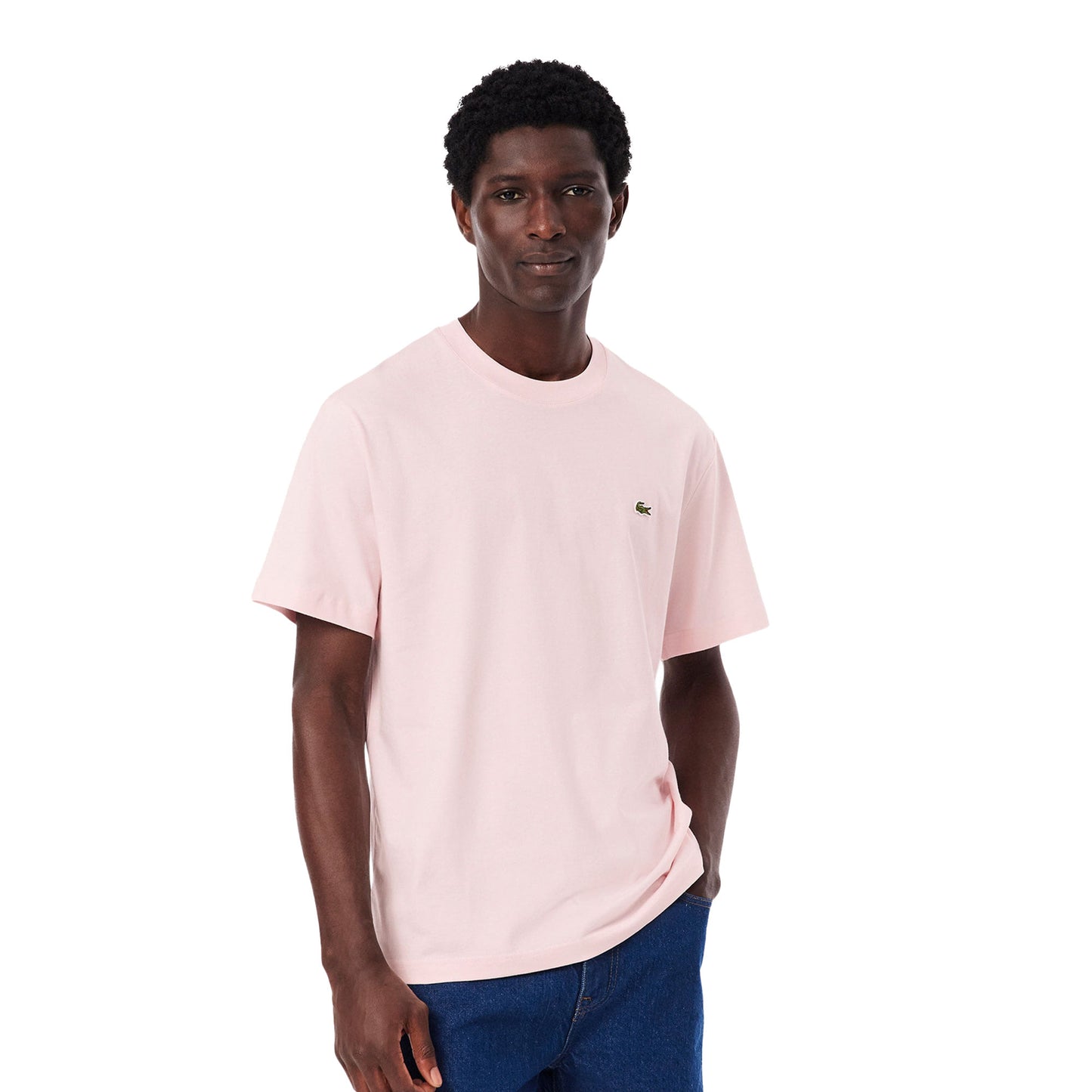 Lacoste Classic Fit Cotton Jersey T-Shirt Flamant - TH7318-T03
