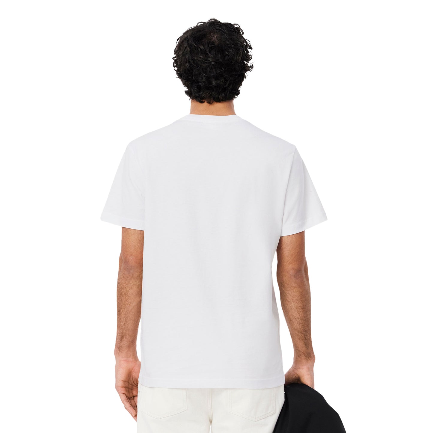 Lacoste Trim Cotton Jersey T-Shirt White - TH9842-001