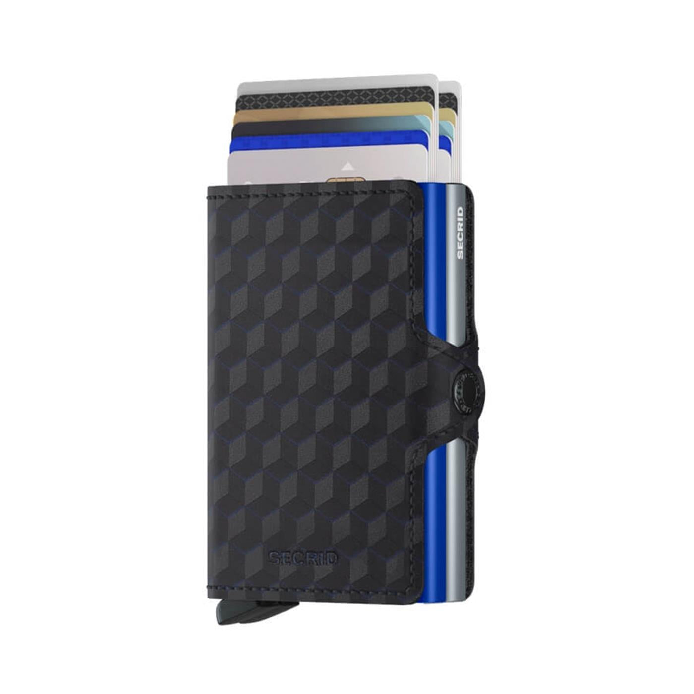 Secrid Twinwallet Optical Titanium/Blue - TOPTITANIUMBLUE