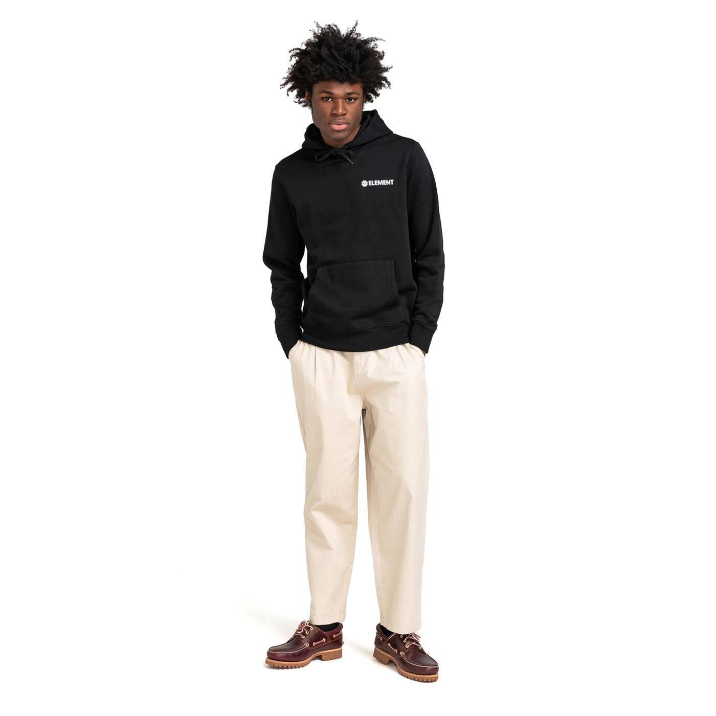 Element Blazin Chest Hood Sweat Flint Black - U1HOB4ELF03732