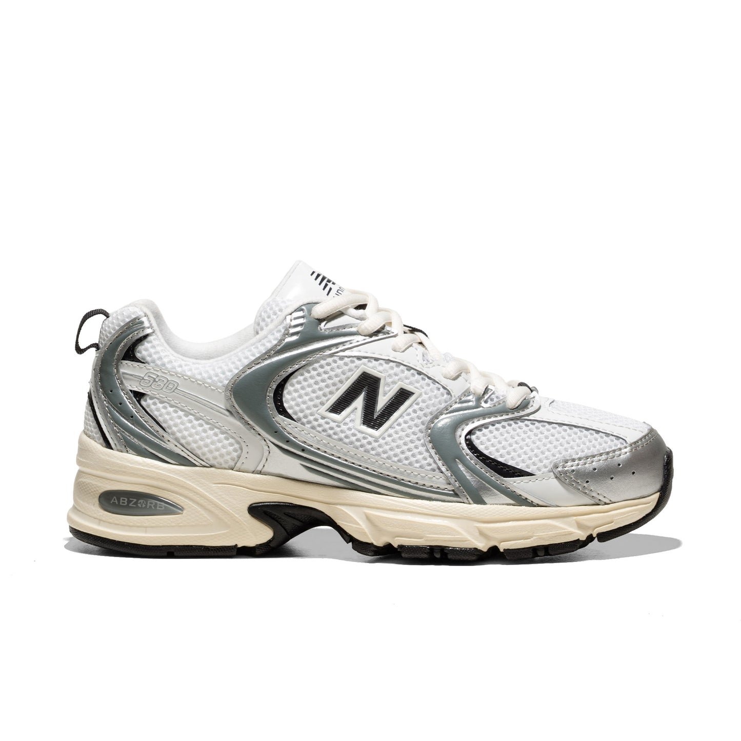 New Balance 530 Silver Metallic/Black Cement - U530ESA