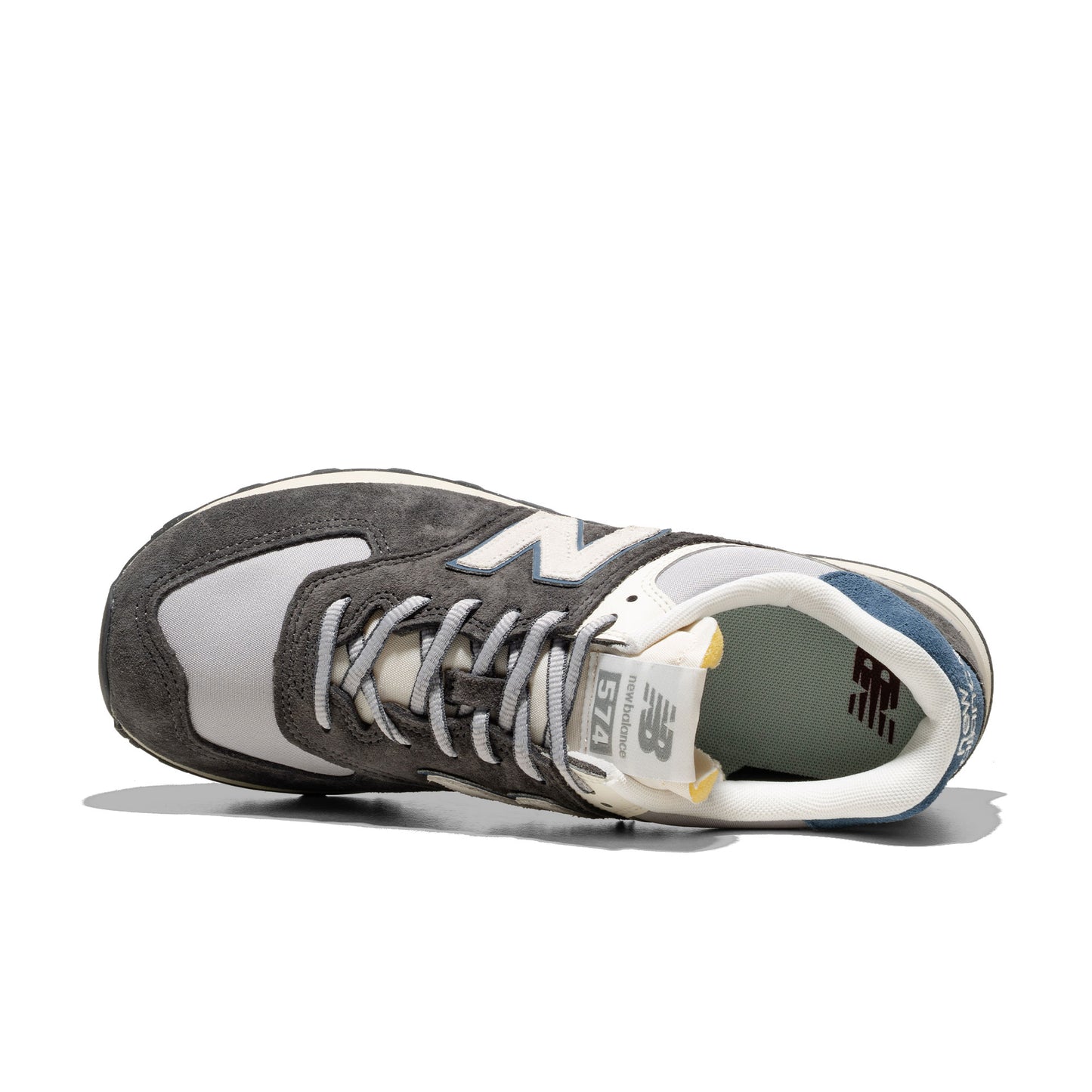 New Balance 574 Black Cement/Rain Cloud - U574NVE