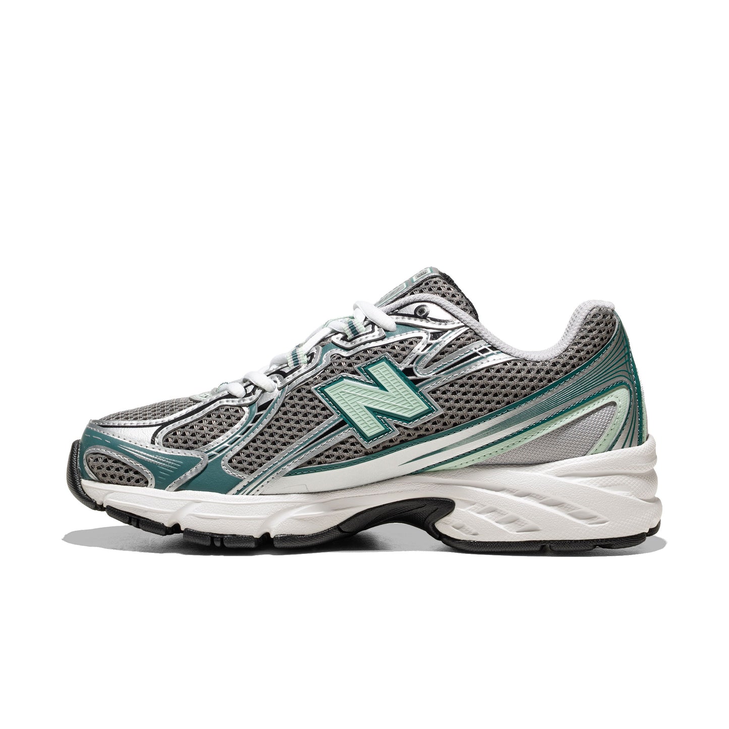 New Balance 740 Silver Metallic/New Spruce - U740NC2