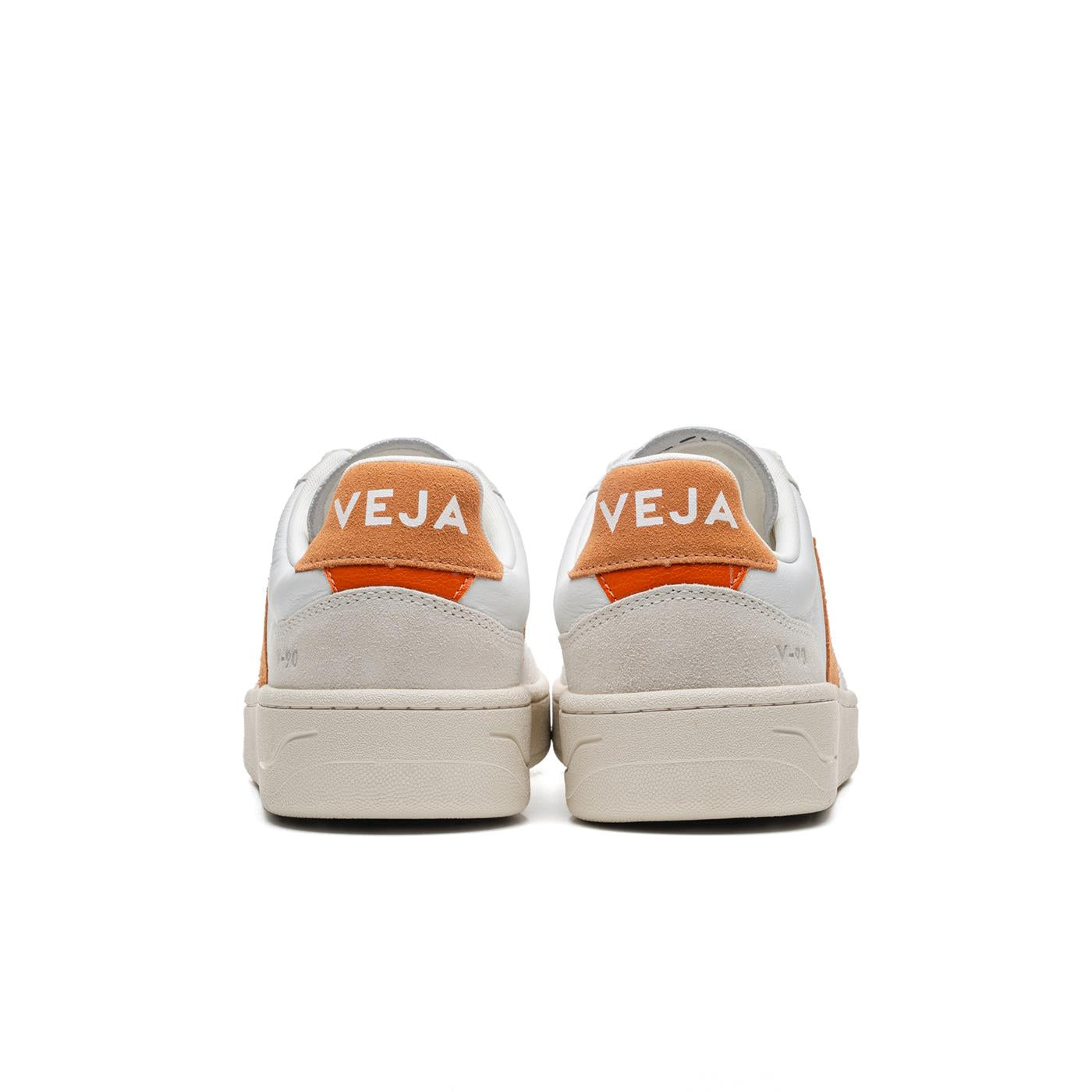 Veja V-90 O.T. Leather Extra-White/Umber - VD2003389