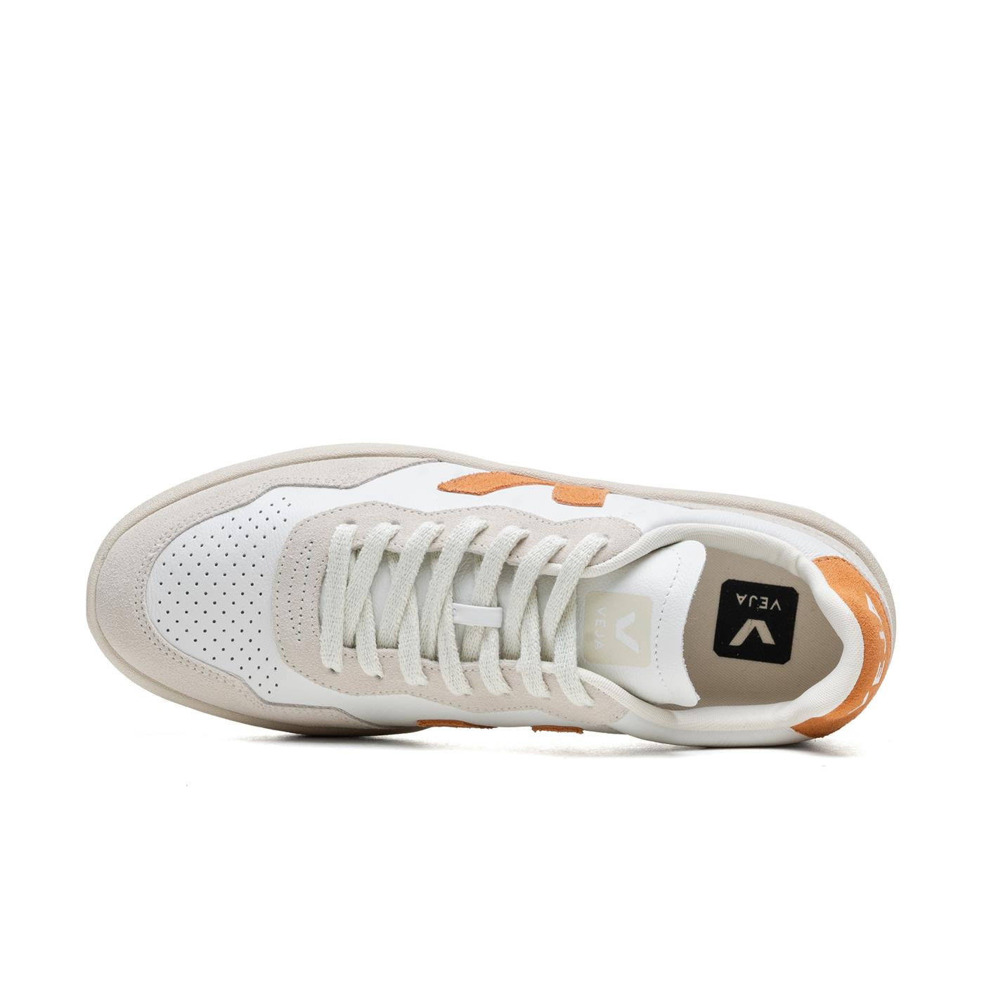 Veja V-90 O.T. Leather Extra-White/Umber - VD2003389