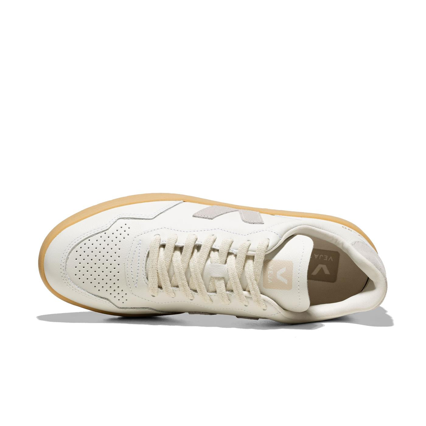 Veja V-90 O.T. Leather White/Light Grey/Natural - VD2003893