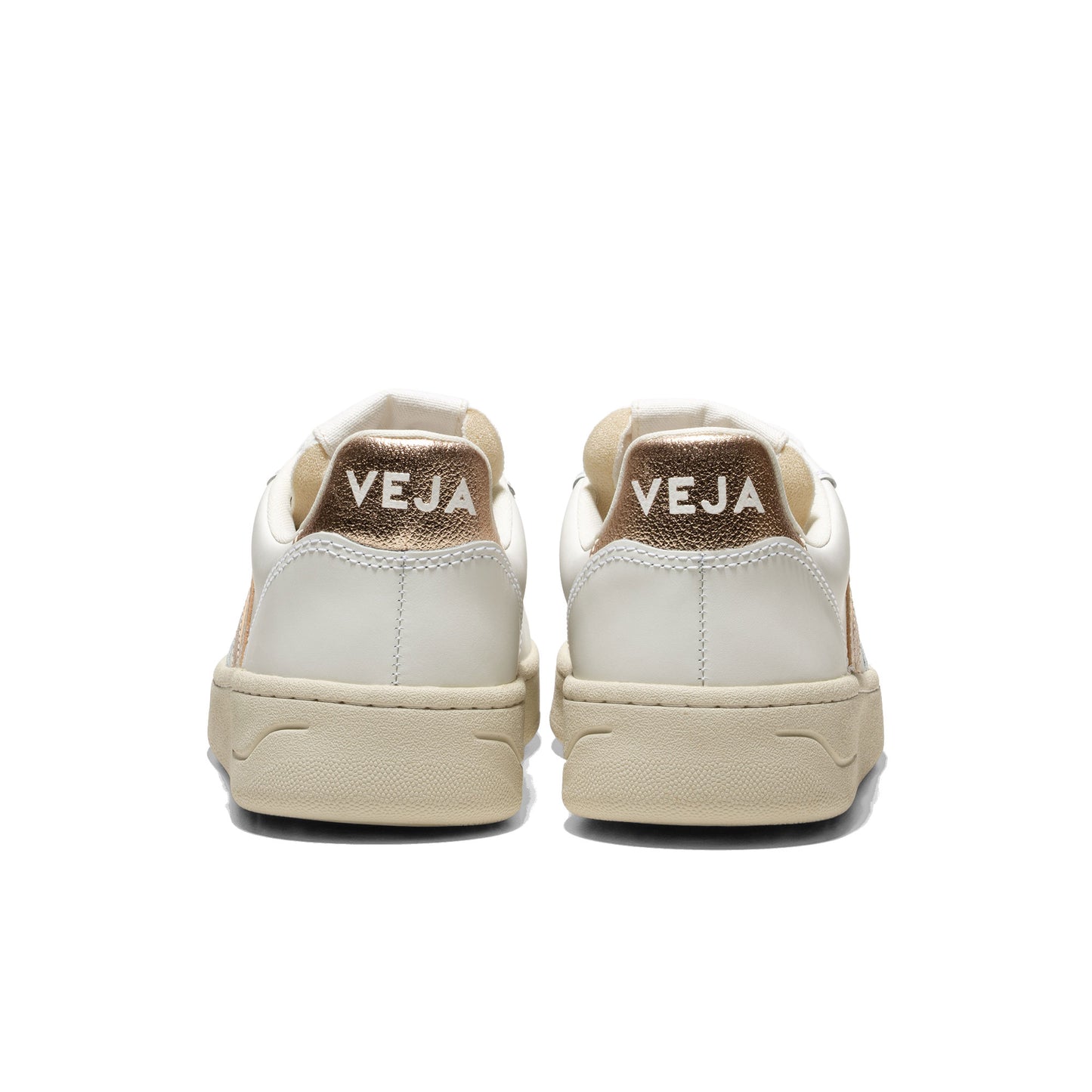 Veja V-10 Leather Extra-White/Platine - VI0220737