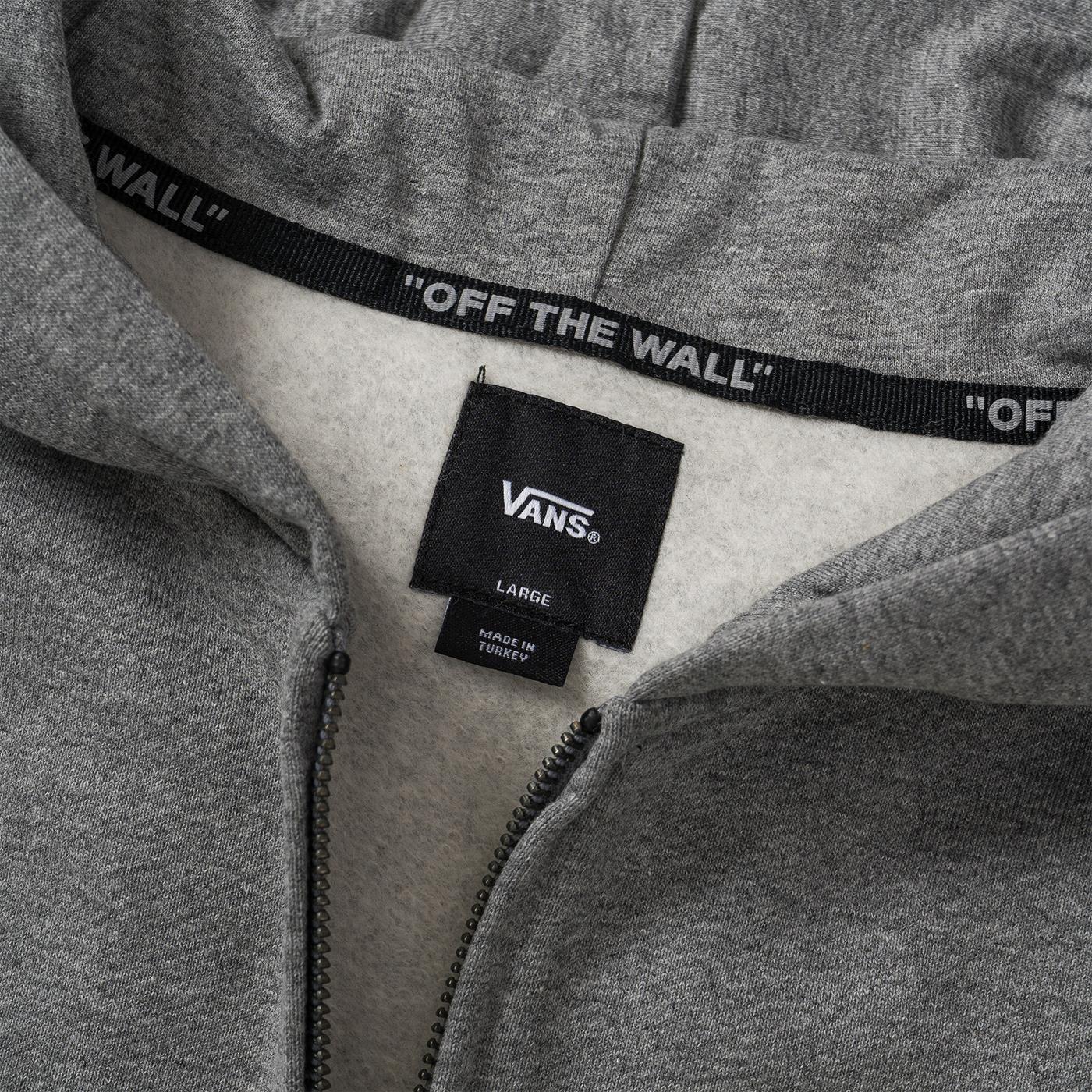 Vans Boys FZ Hoodie Dark Grey Heather - VN00002702F1