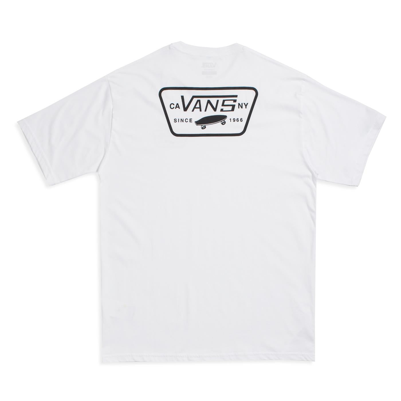 Vans Full Patch Back SS Tee White/Black - VN0000F8YB21