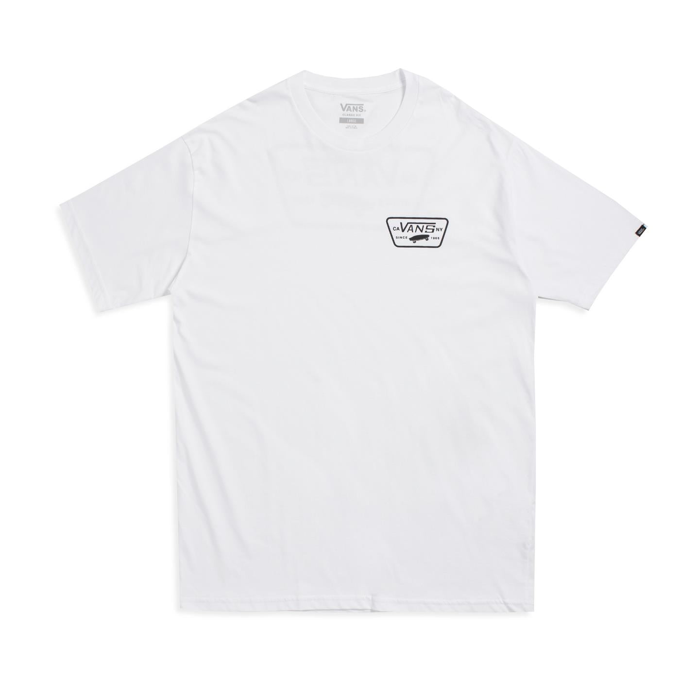 Vans Full Patch Back SS Tee White/Black - VN0000F8YB21