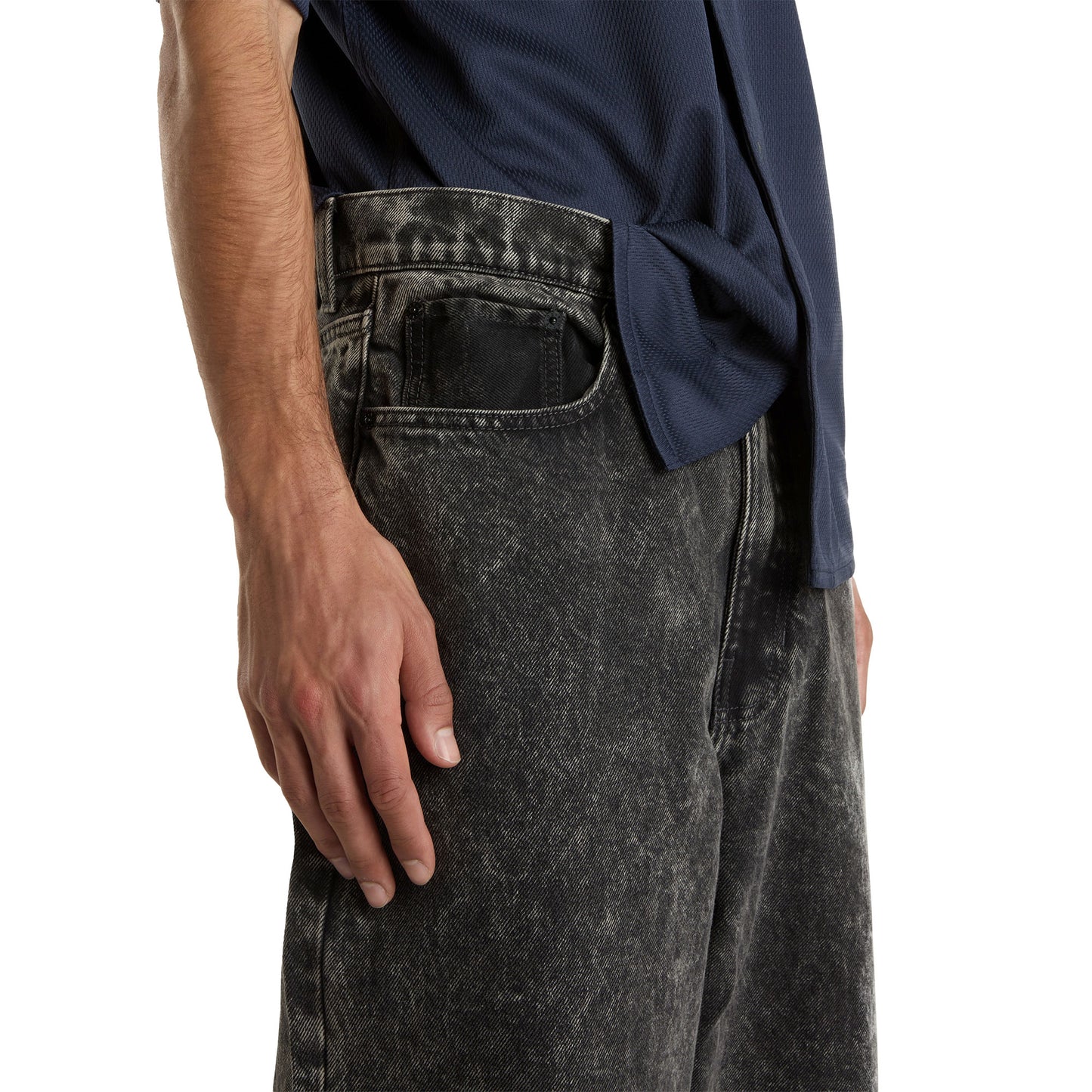 Vans Check-5 Baggy Denim Pant Stonewash Black - VN0008NAE901