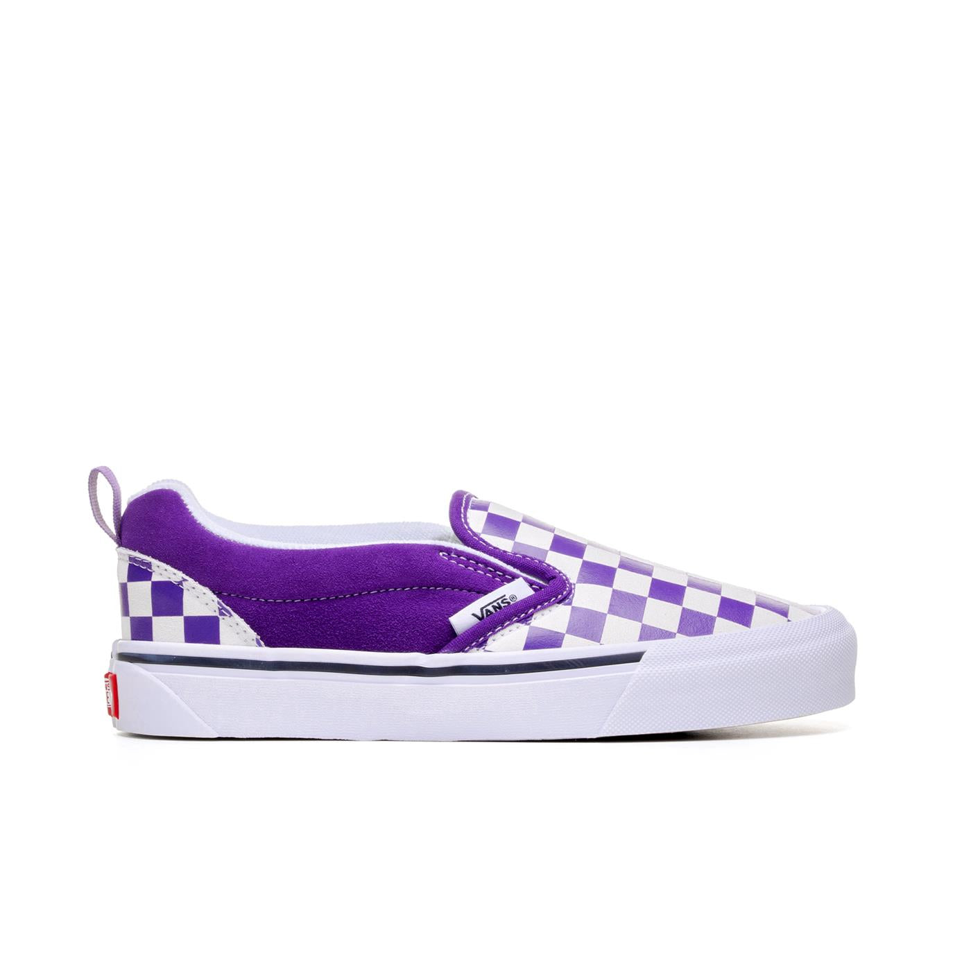 Vans Knu Slip Checkerboard Purple/White - VN0009QDZ1N1
