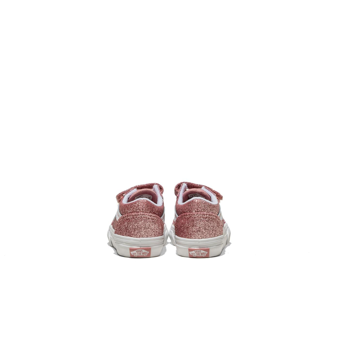 Vans Old Skool V Glitter Rose Gold - VN0009RCFSL1