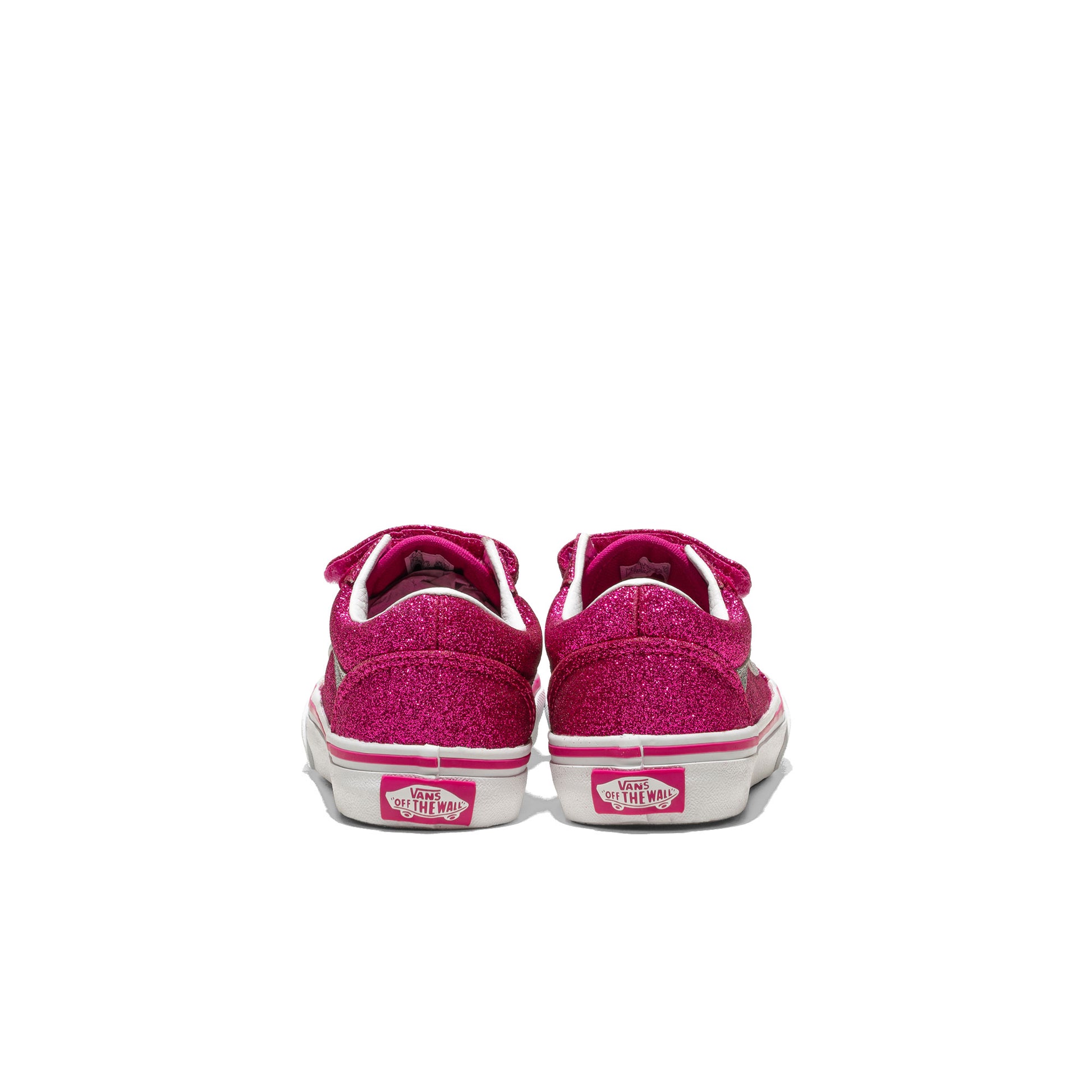 Vans Old Skool V Glitter Raspberry Rose  - VN000CYAYLZ1